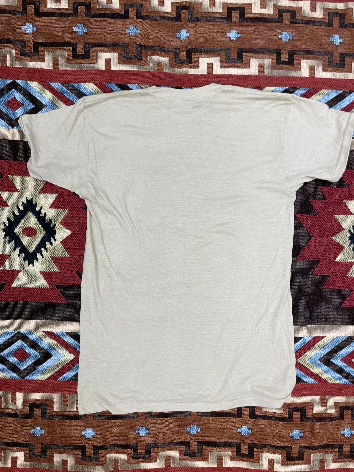 Vintage *RARE* Vintage 70s WRONG WRONG AGAIN FUNNY T-SHIRT Size US XL / EU 56 / 4 - 5 Thumbnail