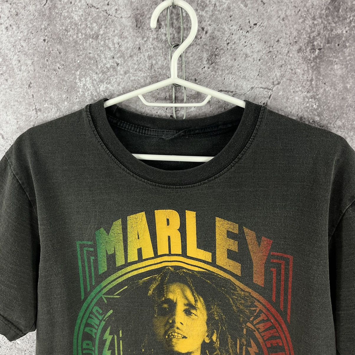 Band Tees × Bob Marley × Vintage Bob Marley Vintage 90’s Double Big Logo Heavy Cotton Size L Size US L / EU 52-54 / 3 - 2 Thumbnail