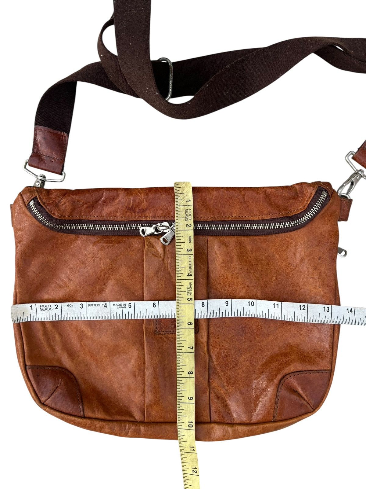 Leather Patina Brown Leather Bag Creed Japan Size ONE SIZE - 25 Thumbnail
