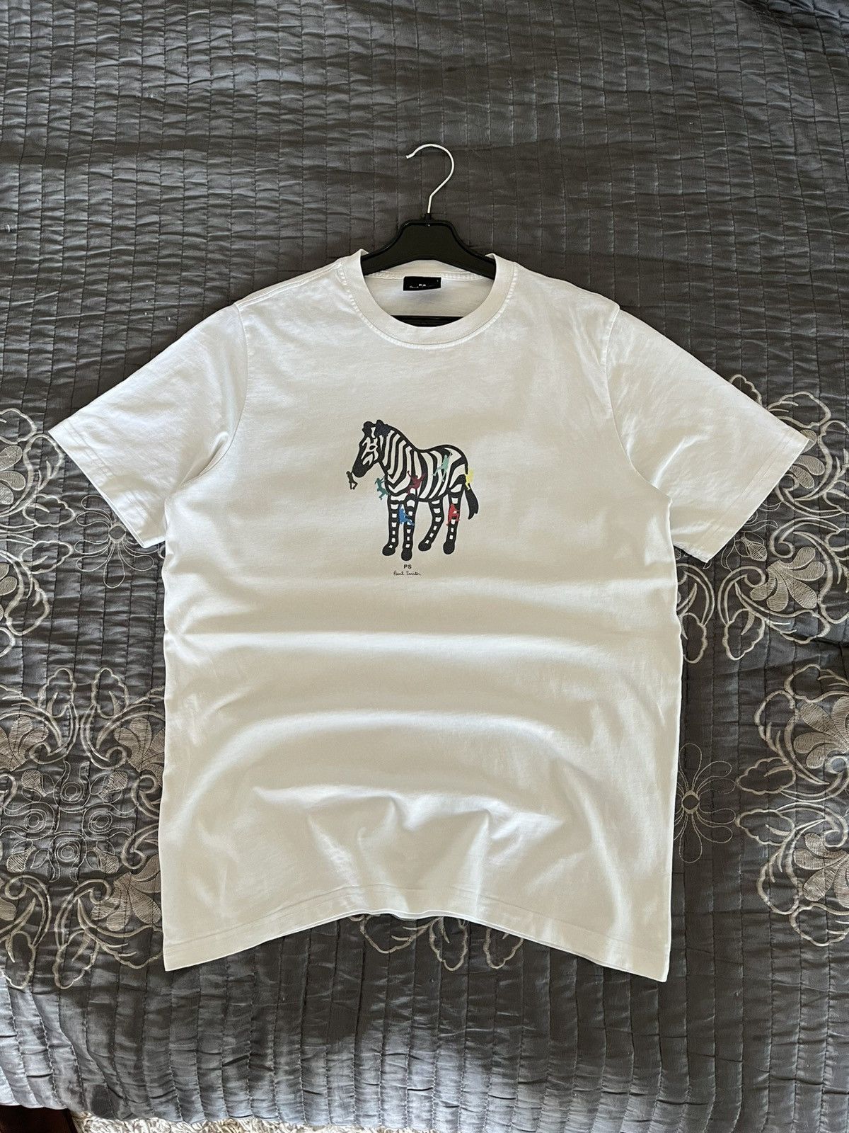 Designer × Paul Smith Paul Smith PS Zebra Logo White T-Shirt Men’s L Size US M / EU 48-50 / 2 - 1 Thumbnail
