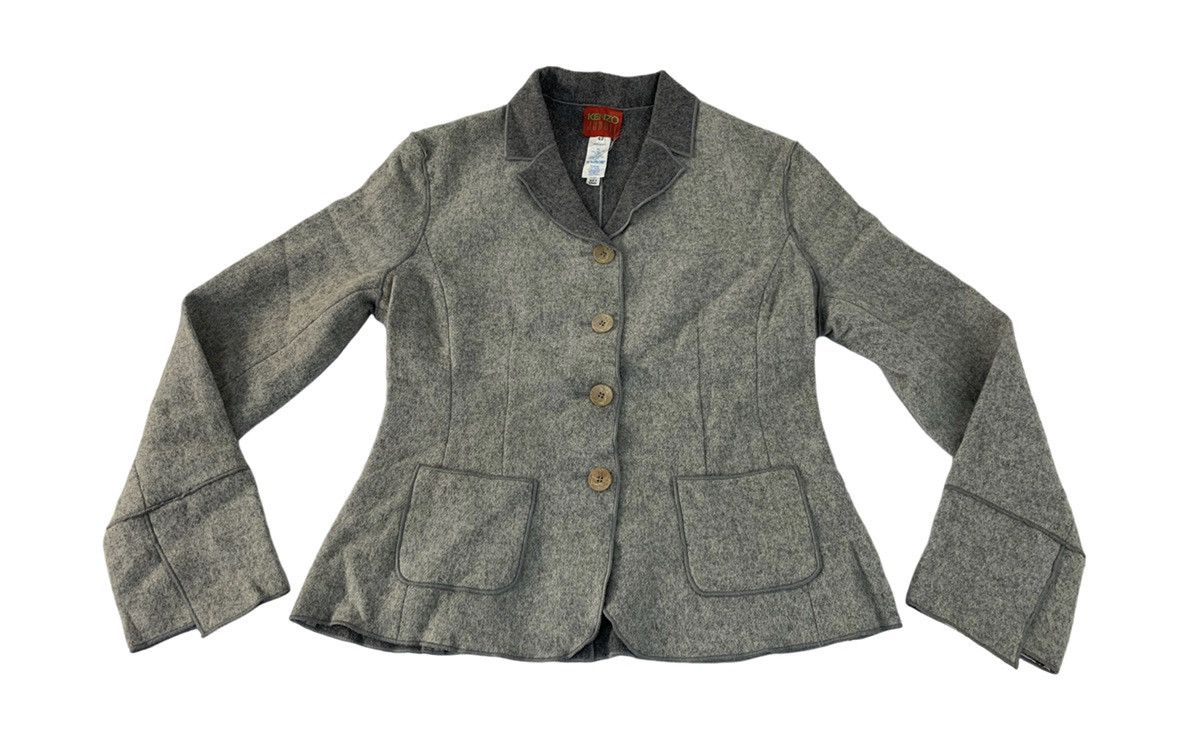Kenzo 90s Kenzo Jungle Modele Depose Jacket Coat Unique Design Size M / US 6-8 / IT 42-44 - 1 Thumbnail