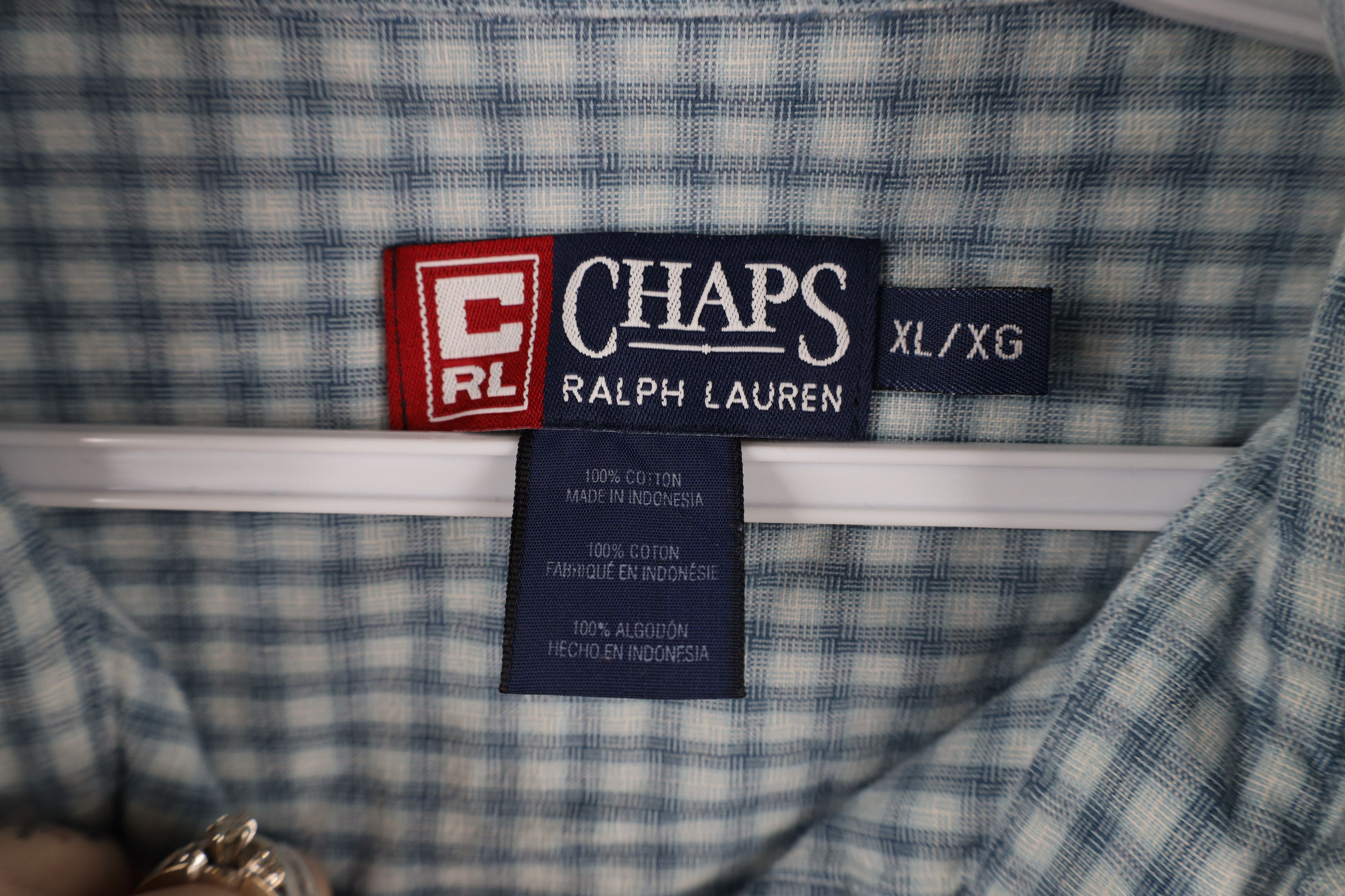 Polo Ralph Lauren Vintage 90s Chaps Ralph Lauren Zip Pocket Button Down Shirt Size US XL / EU 56 / 4 - 4 Thumbnail