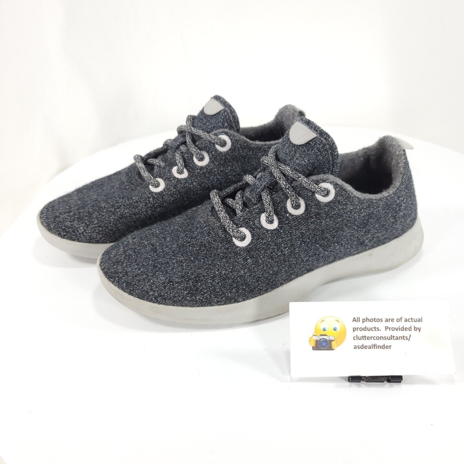 Allbirds Allbirds Wool Runner Running Shoe Womens Size 8 Gray White Size US 8 / IT 38 - 1 Thumbnail