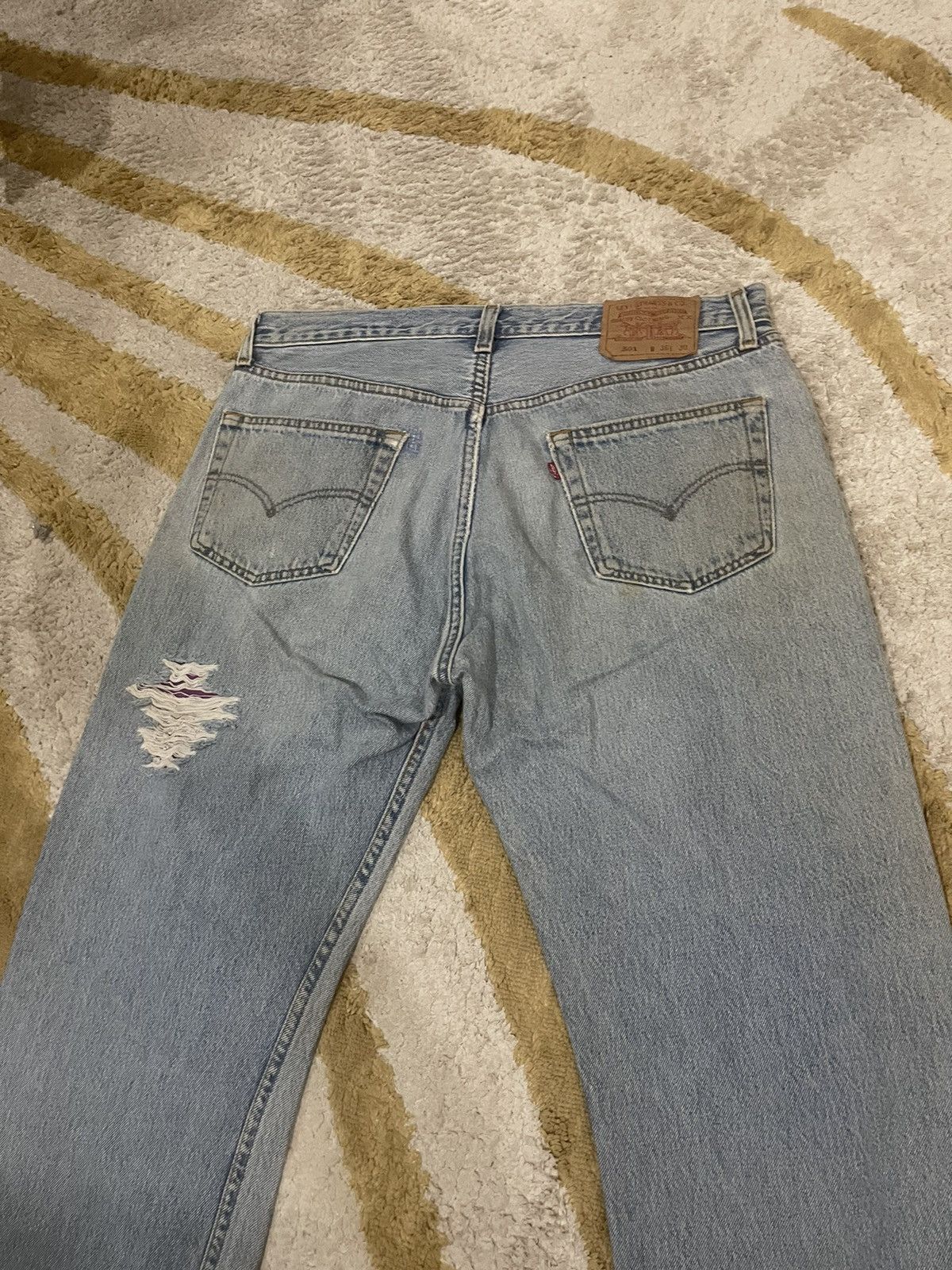 Levi's Vintage Clothing ❌SUMMER SALE❌VINTAGE LEVI’S DISTRESSED JEANS KURT COBAIN Size US 36 / EU 52 - 6 Thumbnail