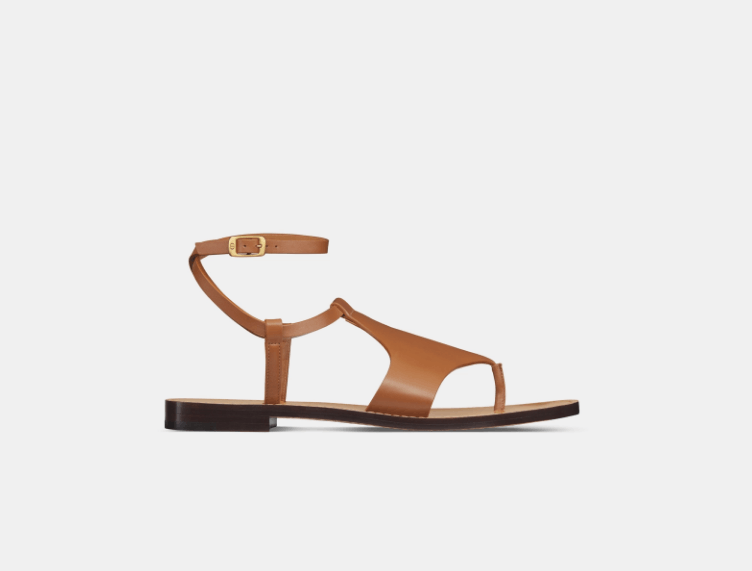 Dior o1w1db10725 KCO023 Sun Thong Sandals in Camel Size US 10 / IT 40 - 1 Thumbnail