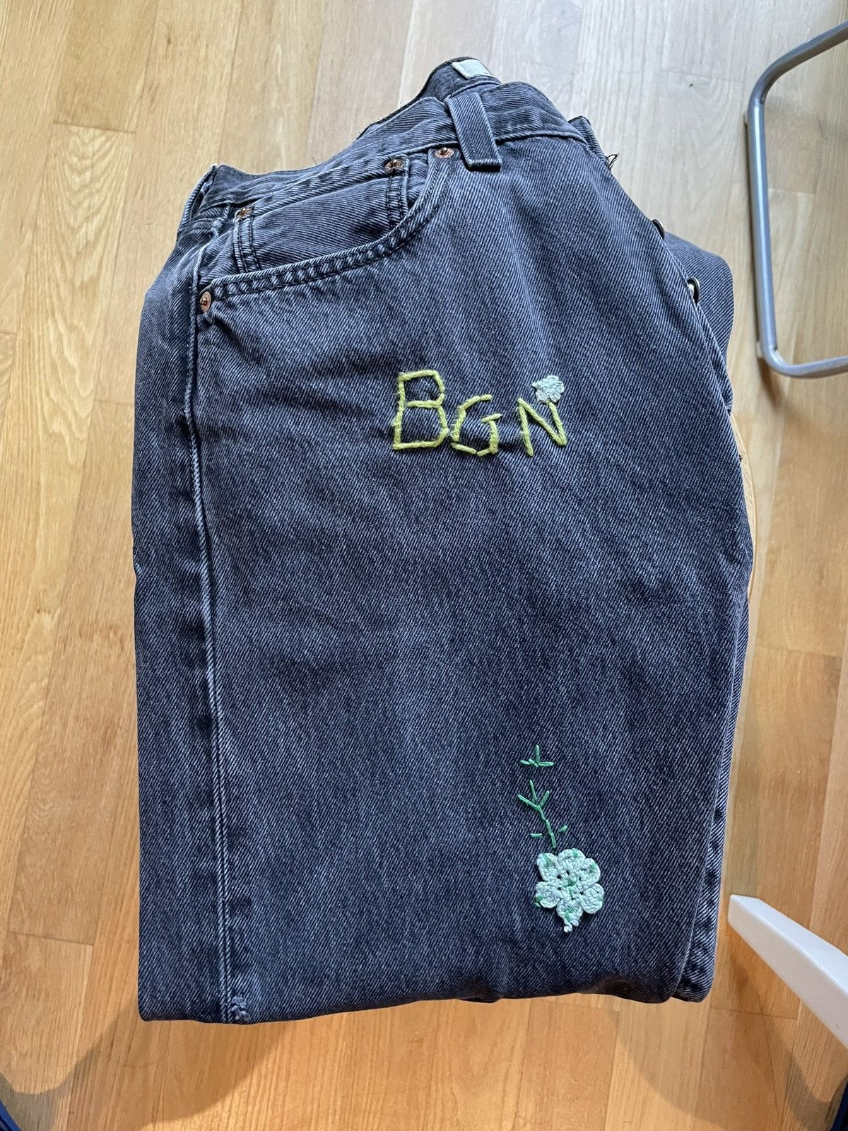 Levi's × Vintage Levi’s Authorized Vintage X Bentgablenits 501 Jeans Size US 30 / EU 46 - 1 Thumbnail