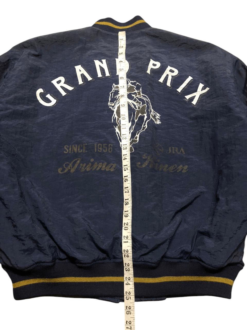 Vintage Vintage 90s Grand Prix Anima Kinen Bomber Jacket Size US L / EU 52-54 / 3 - 20 Thumbnail