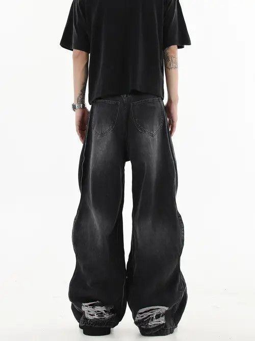 VIBE Baggy Black Denim Jeans Size US 30 / EU 46 - 3 Thumbnail