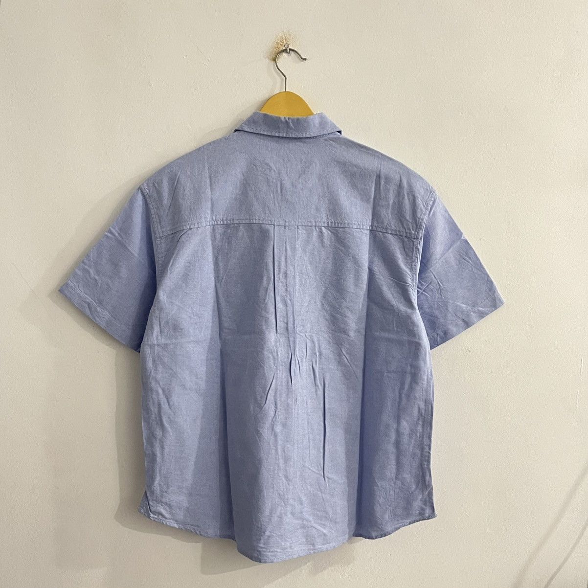 Japanese Brand Spao Soft Blue Basic Button Up Shirt Size US S / EU 44-46 / 1 - 7 Thumbnail
