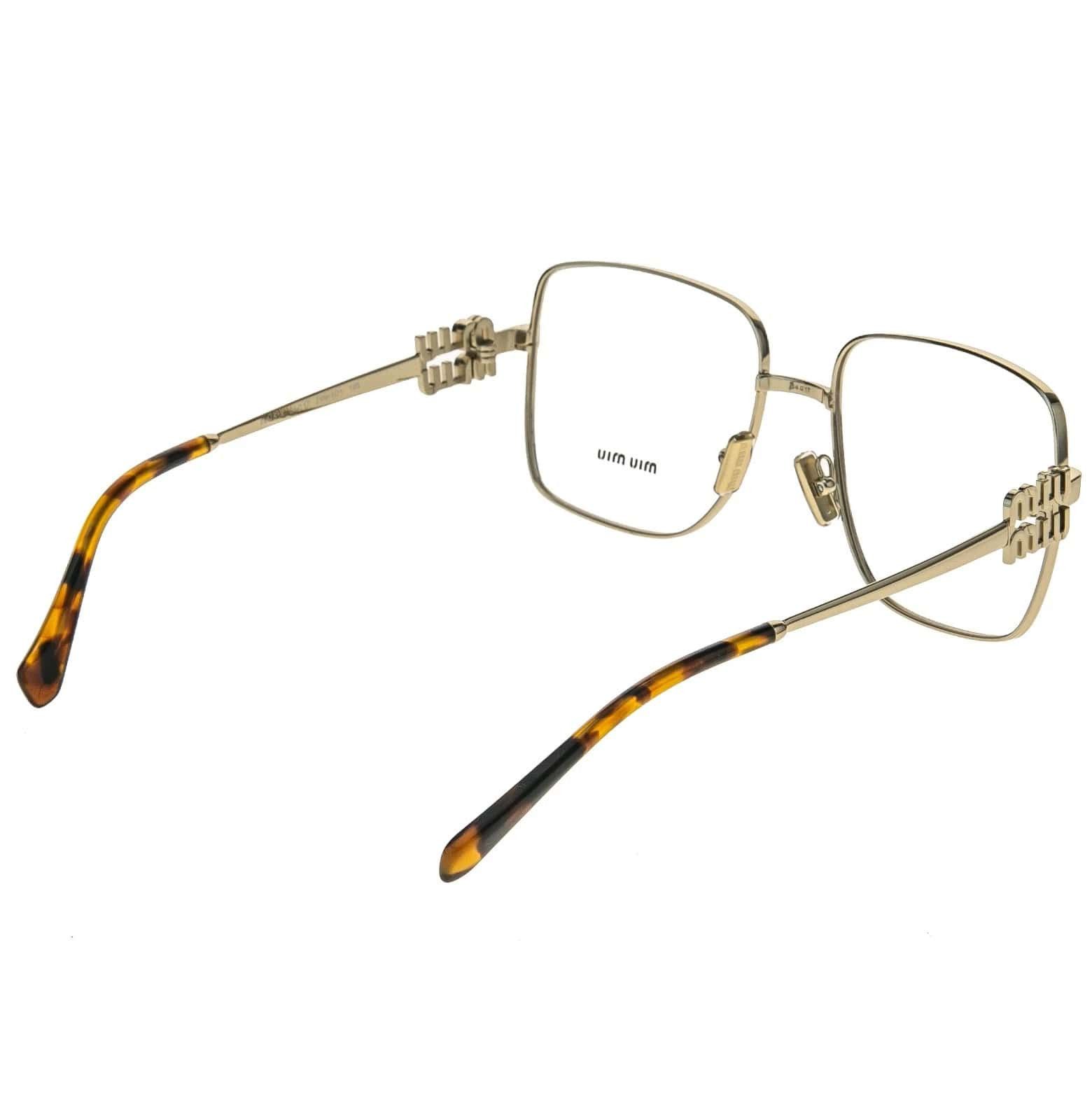 Miu Miu MIU MIU 51X LOGO MU51XV Rectangle Metal Optical Frame Size ONE SIZE - 5 Thumbnail