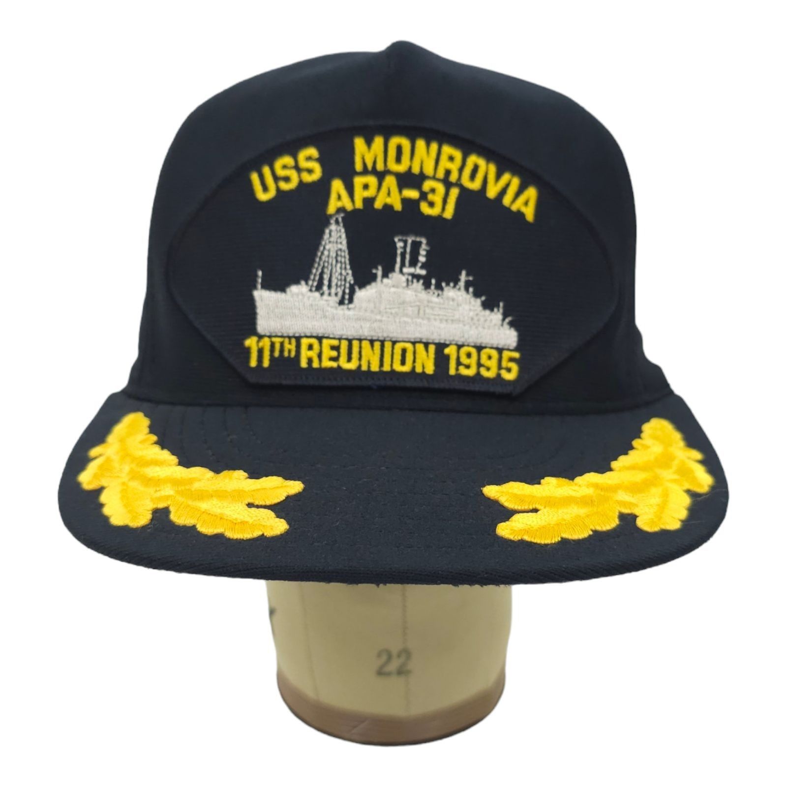 Other USS Monrovia APA-31 11th Reunion 1995 Snapback Cap Scrambled Size ONE SIZE - 9 Thumbnail