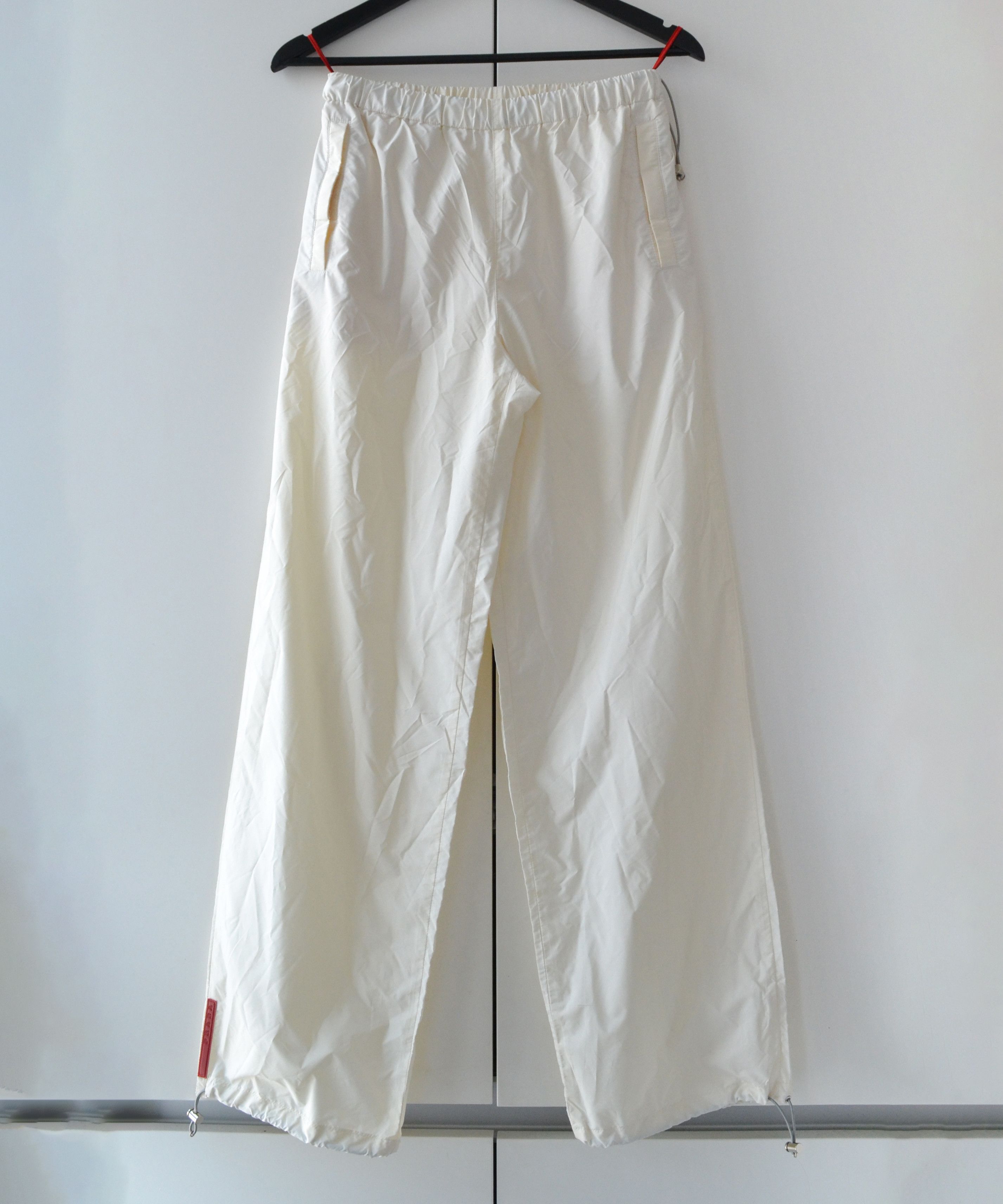 Prada 🔴 PRADA Pants Nylon Trousers Parachute Drawstring Red Tab Size US 30 / EU 46 - 3 Thumbnail