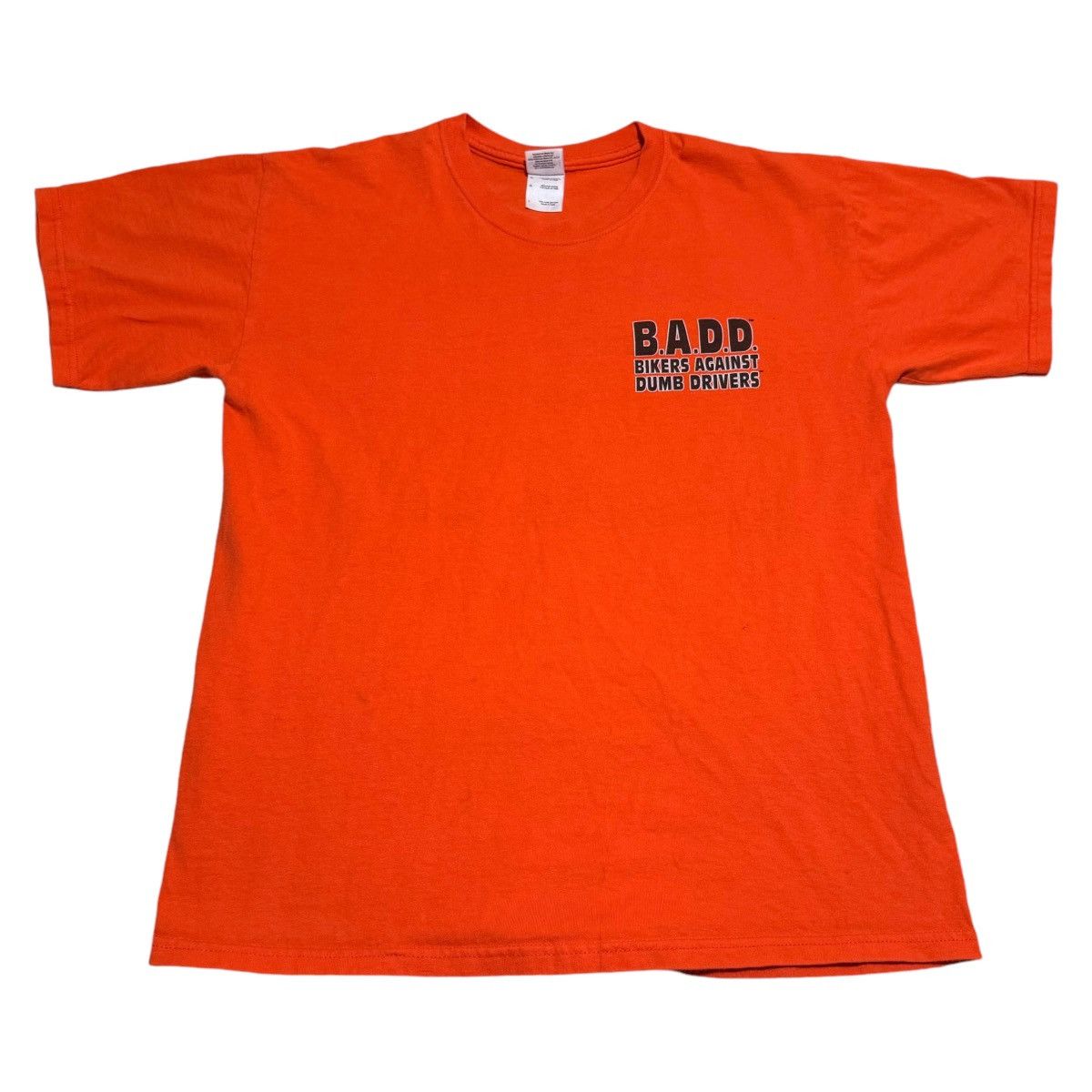 Gildan Gildan Bikers Against Bad Drivers Orange Shirt Adult Large Size US L / EU 52-54 / 3 - 4 Thumbnail