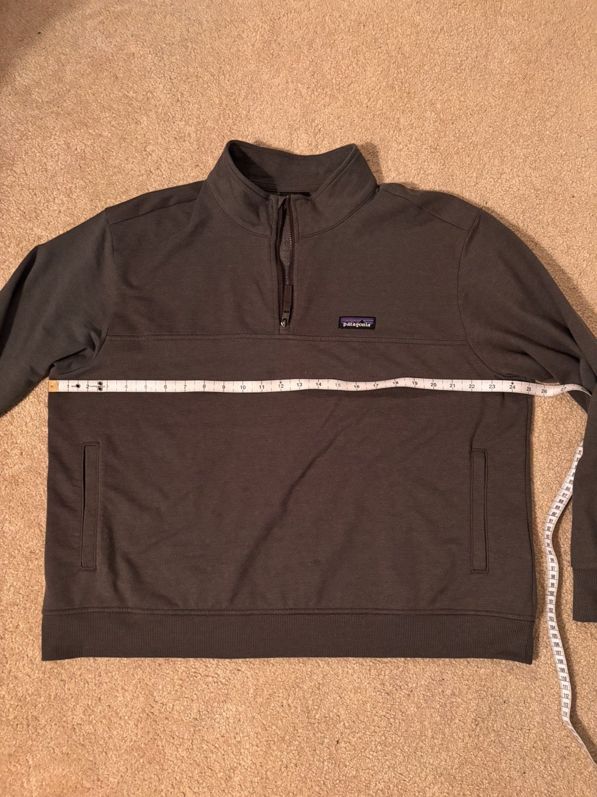 Patagonia Patagonia Womens Ahnya Quarter Zip Pine Needle Green Size XL / US 12-14 / IT 48-50 - 5 Thumbnail