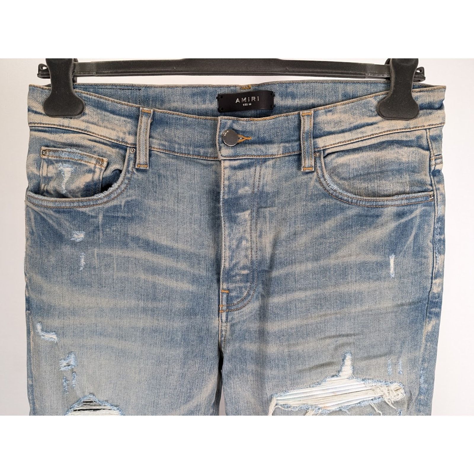 Amiri o1rshd1 Marble MX1 Jeans in Clay Indigo Size US 36 / EU 52 - 11 Thumbnail