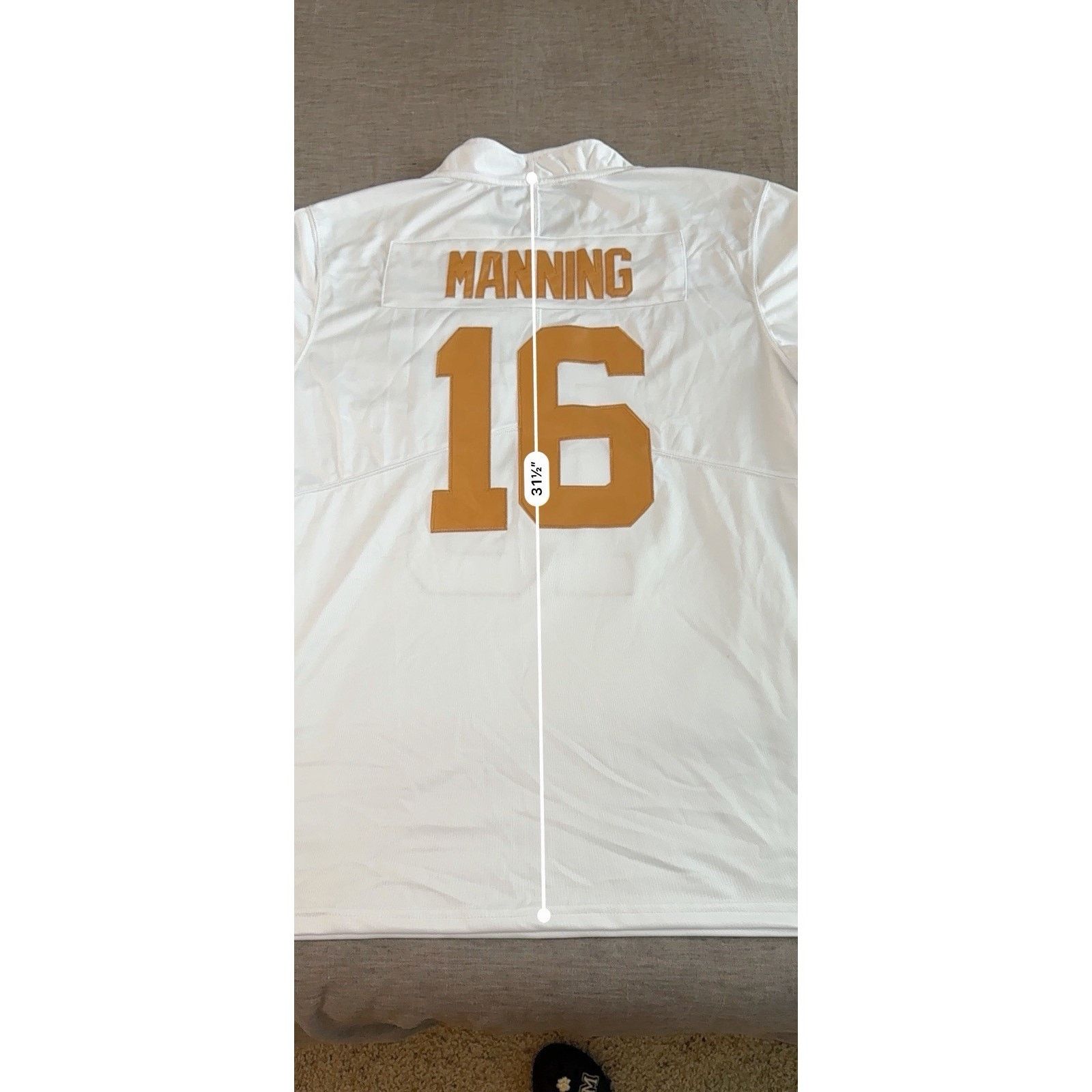 Nike Nike Team Texas Longhorns #16 Manning Jersey (L) Vintage Size US L / EU 52-54 / 3 - 15 Thumbnail