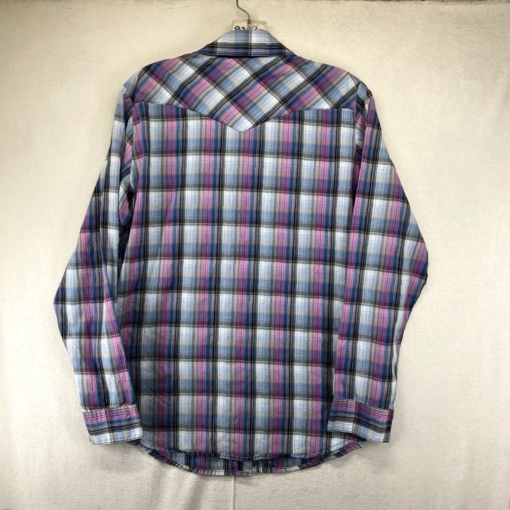 Wrangler Wrangler Western Shirt Pear Snap Long Sleeve Button-Up Cotton Blend Multicolor Adult Medium Womens Size M / US 6-8 / IT 42-44 - 2 Thumbnail