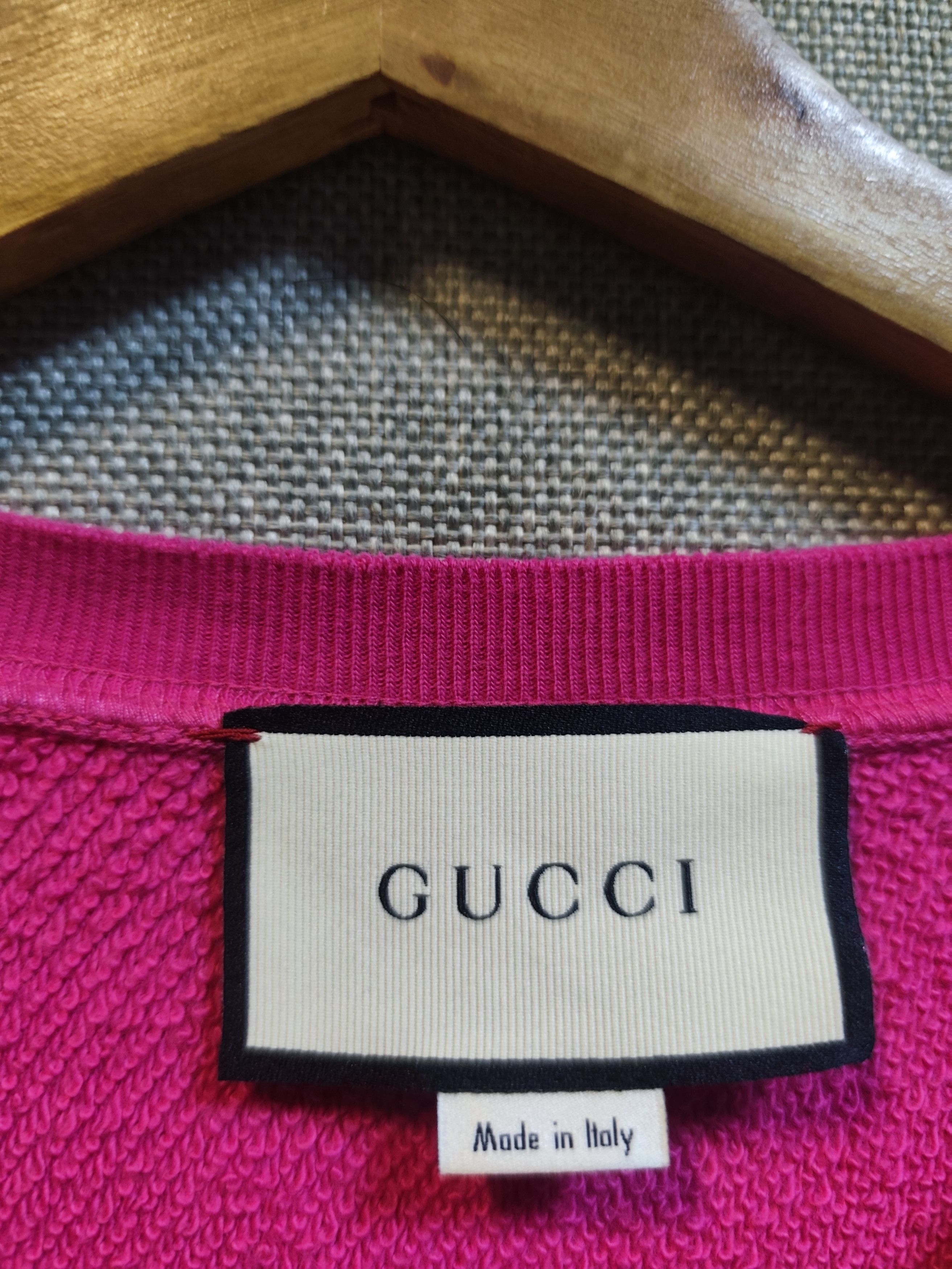 Gucci Gucci Pink Sweatshirt Size US S / EU 44-46 / 1 - 4 Thumbnail