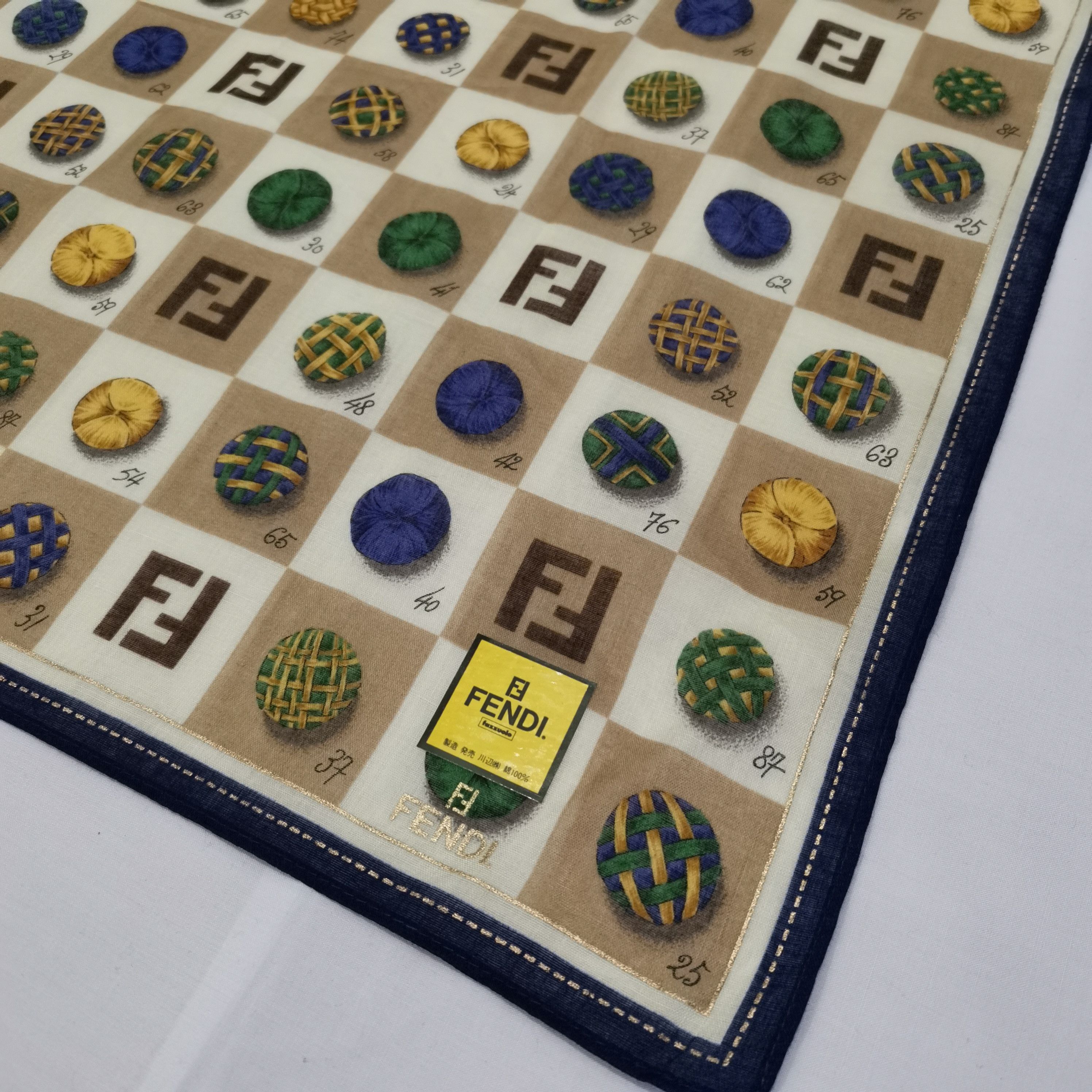 Fendi FENDI HANDKERCHIEF/ BANDANA/ SCARF Size ONE SIZE - 4 Thumbnail