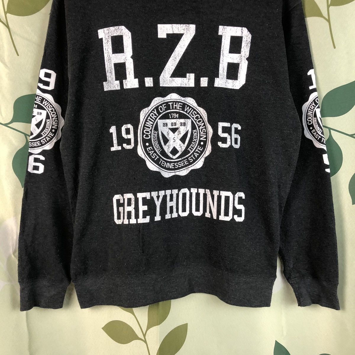 Japanese Brand R.Z.B Grey Hounds Grey Sweatshirt #7469 Size US M / EU 48-50 / 2 - 6 Thumbnail