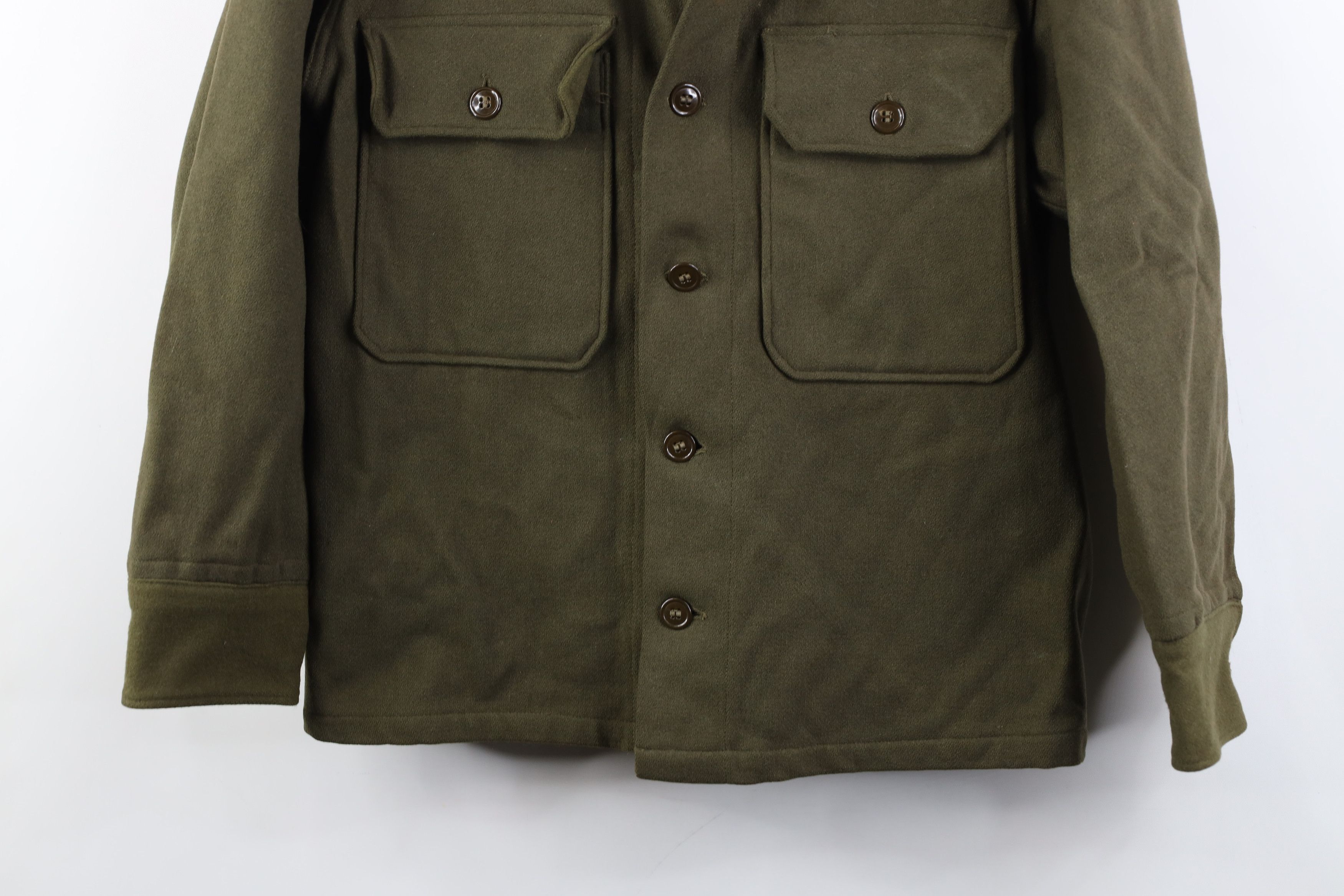Vintage Vintage 50s Korean War 108 Wool Field Shirt Jacket USGI Size US S / EU 44-46 / 1 - 3 Thumbnail