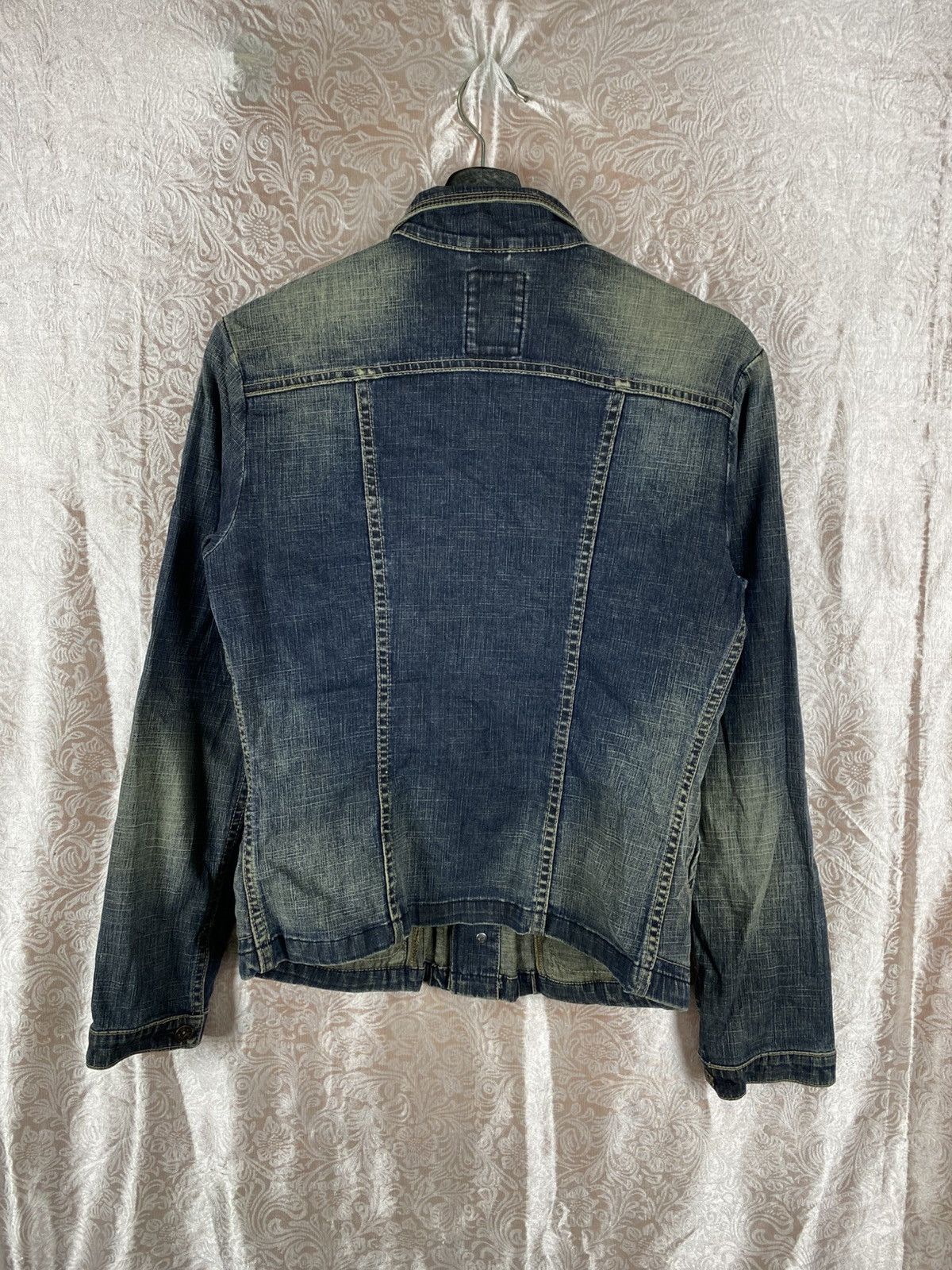 Marithe + Francois Girbaud Marithé François Girbaud Vintage Distressed Denim Jacket Size M / US 6-8 / IT 42-44 - 12 Thumbnail