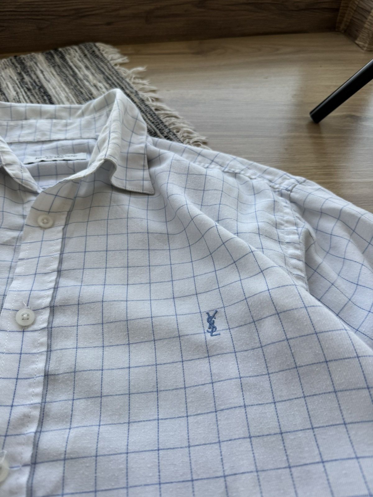 Other Vintage Yves Saint Laurent YSL button up shirt Size US L / EU 52-54 / 3 - 6 Thumbnail