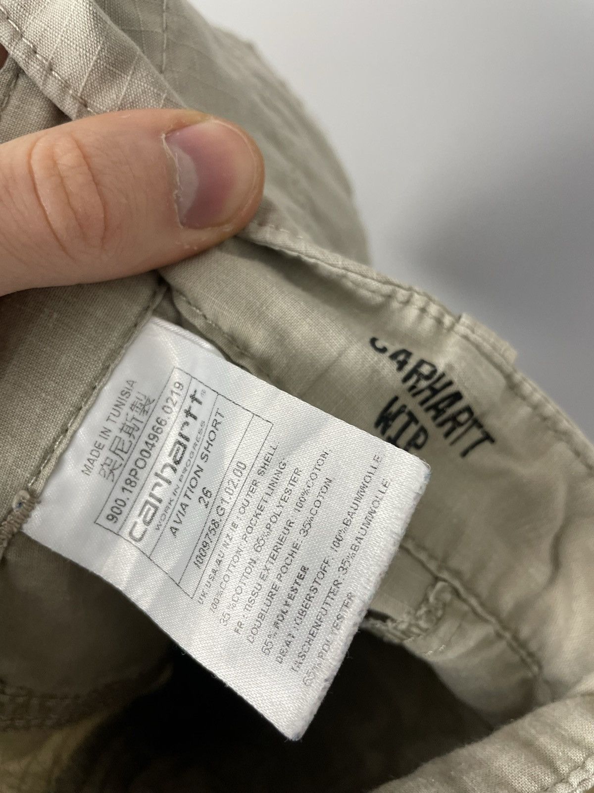 Carhartt Rare Vintage Carhartt Aviation Bermuda Beige Cargo Shorts Size US 26 / EU 42 - 3 Thumbnail
