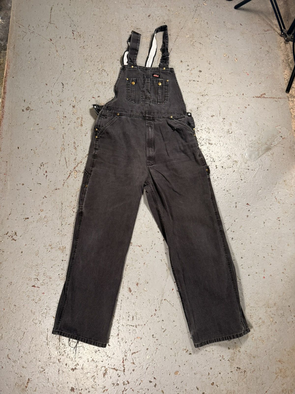 Dickies Perfectly Distressed Dickies Denim Overalls Size US 34 / EU 50 - 1 Thumbnail