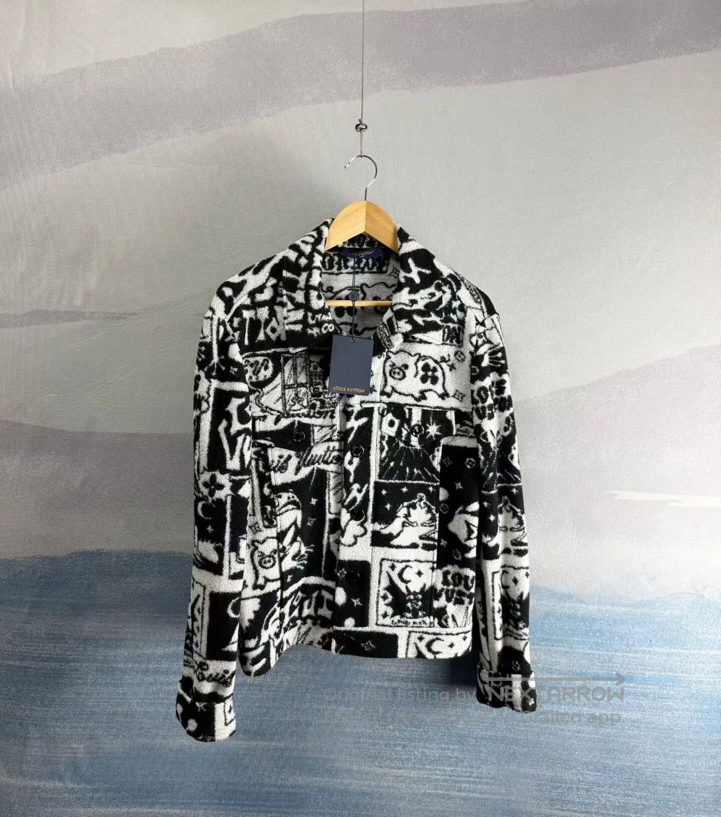 Louis Vuitton Louis Vuitton Comic Graffiti Wool Zip-Up Jacket| Size US M / EU 48-50 / 2 - 1 Thumbnail