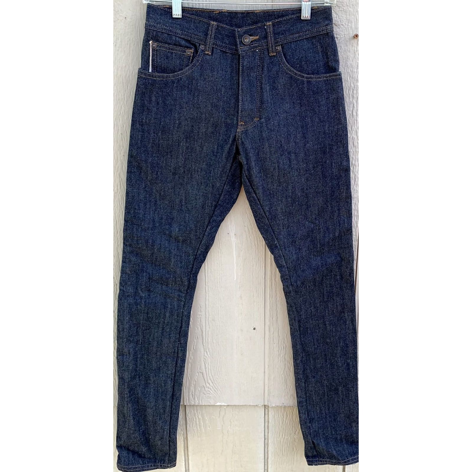 CO VINTAGE Lawless Denim & Co Jeans Selvedge Denim LD & CO American Heritage Clothing 27 31 Blue Cotton Denim 5-Pocket Mens Size US 27 - 5 Thumbnail