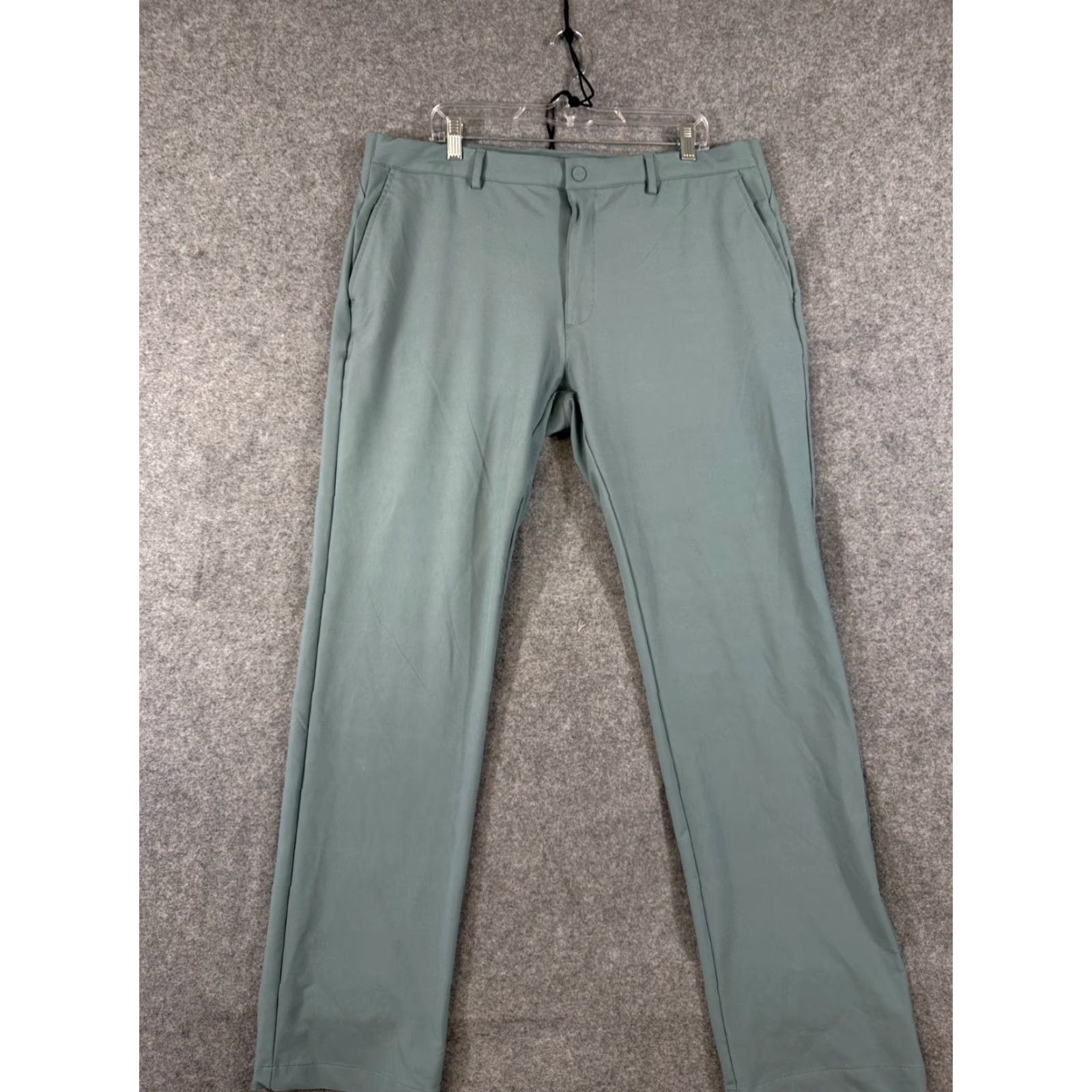 Vintage Greg Norman Golf Pants Mens 38x32 Green Stretch Performance Flat Front Chino Regular Mens Size US 38 / EU 54 - 3 Thumbnail