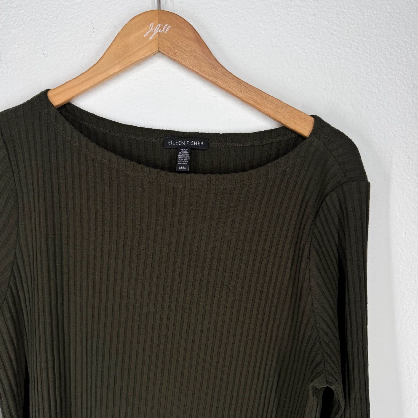 gluten free green goddess dressing Organic Cotton Stretch Jersey Dress – Eileen Fisher Renew main image 0