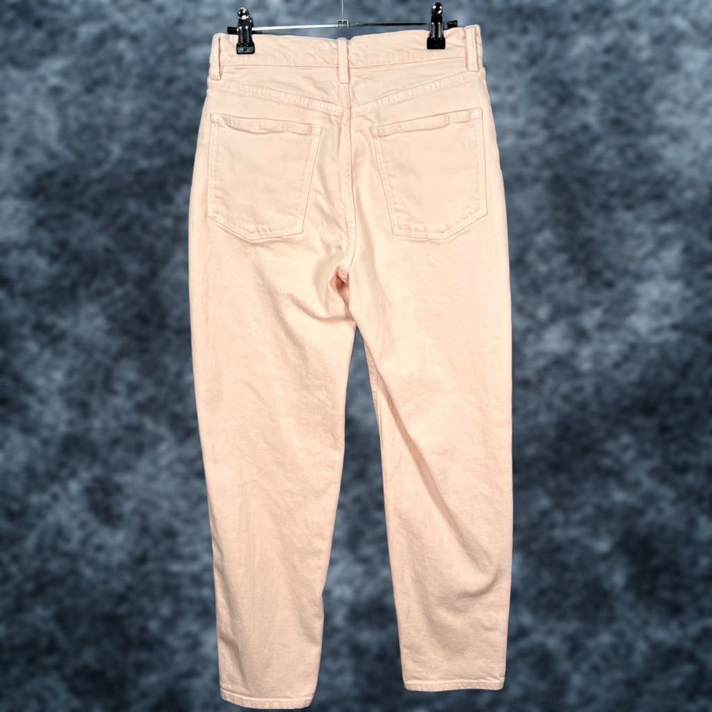 Denime Comptoir des Cotonniers Jeans Womens Size 26 Light Pink Denim 5-Pocket Tapered High Rise Size 26" / US 2 / IT 38 - 1 Thumbnail