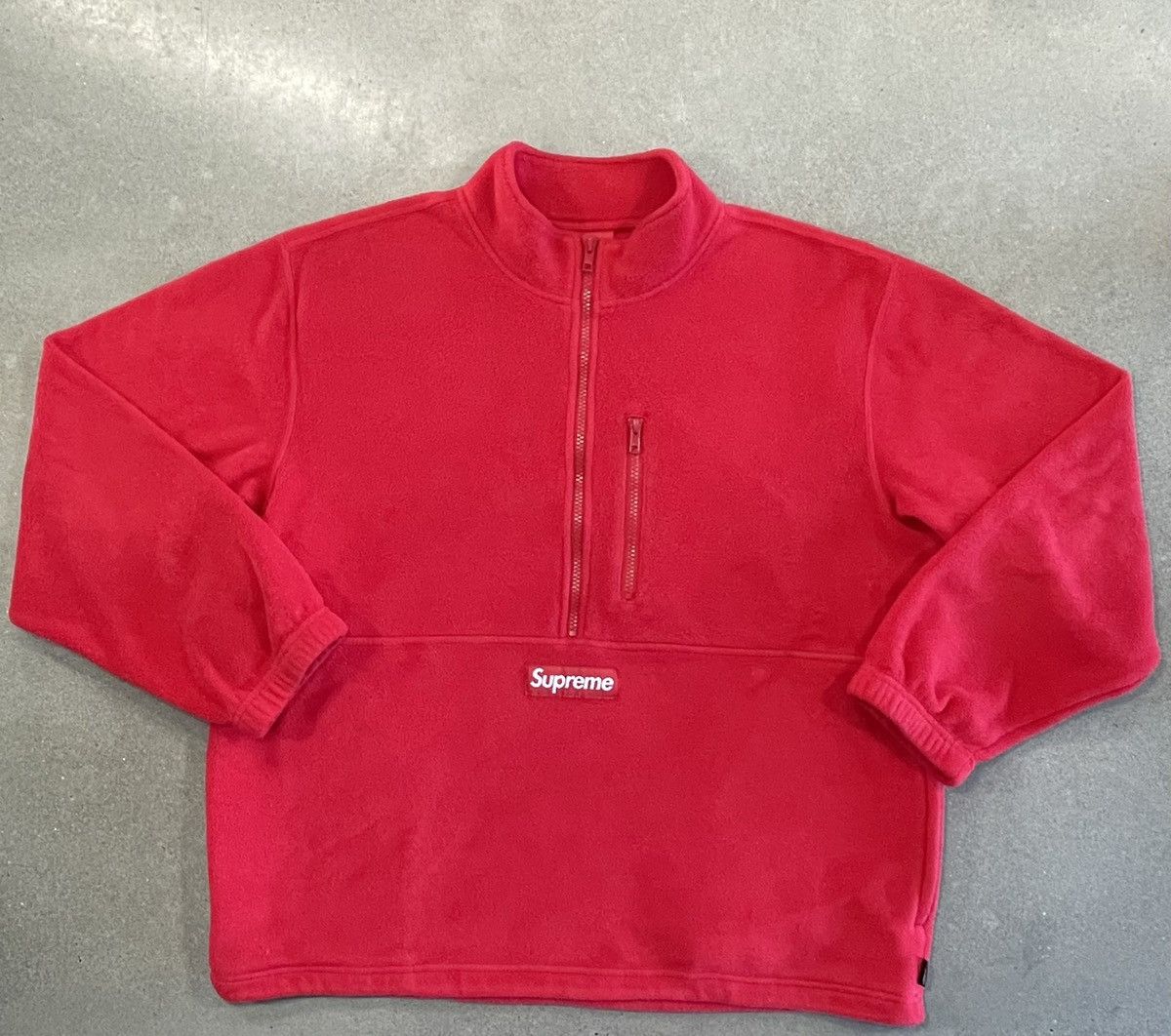 Polartec MINT: F/W 2020 Supreme x Polartec Fleece Half-Zip Pullover Size US L / EU 52-54 / 3 - 1 Thumbnail