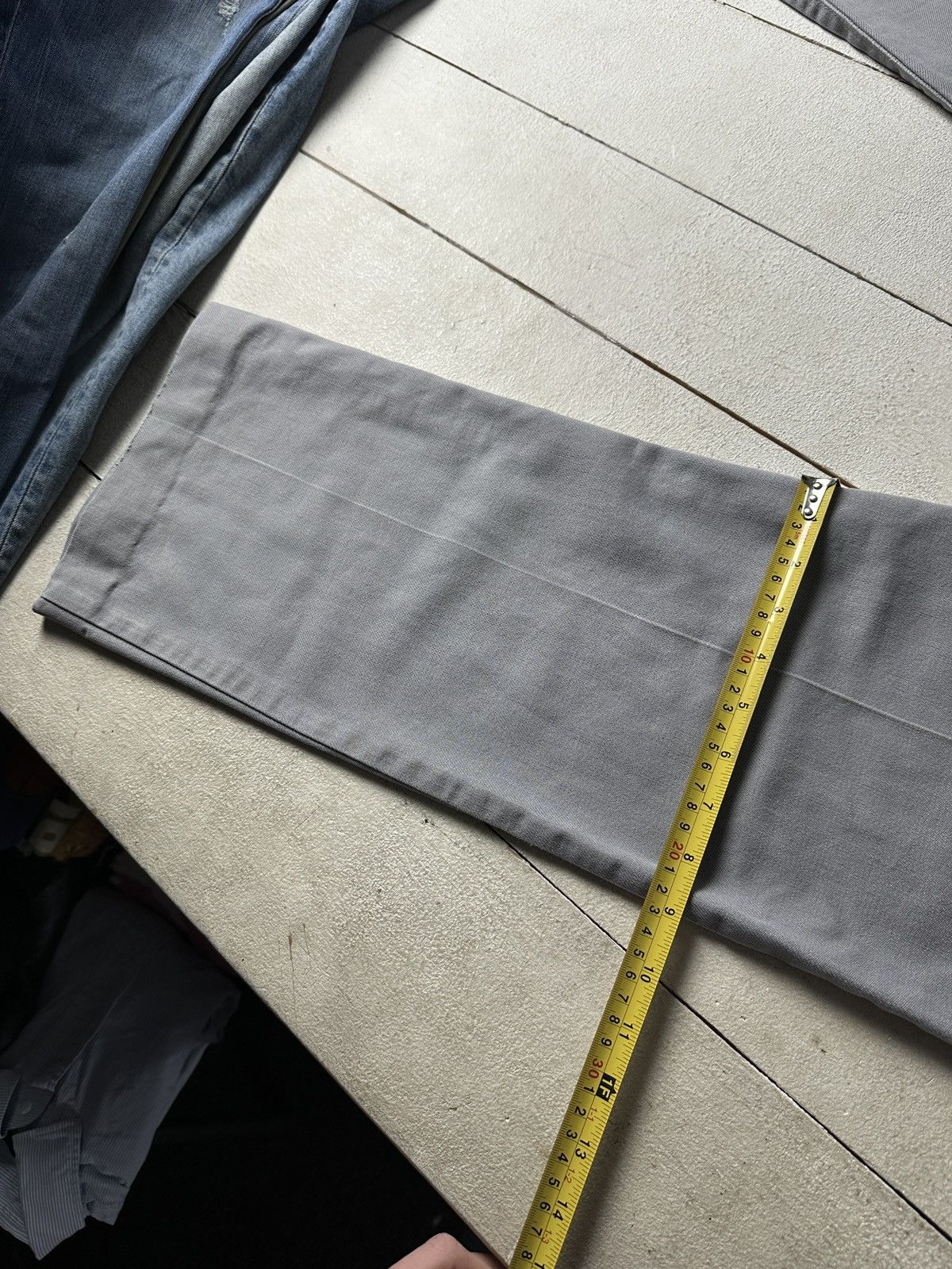 Levi's 🚨VNTG Levis Jeans STA PREST LEGEND y2k GRAY DENIM Size US 27 - 16 Thumbnail
