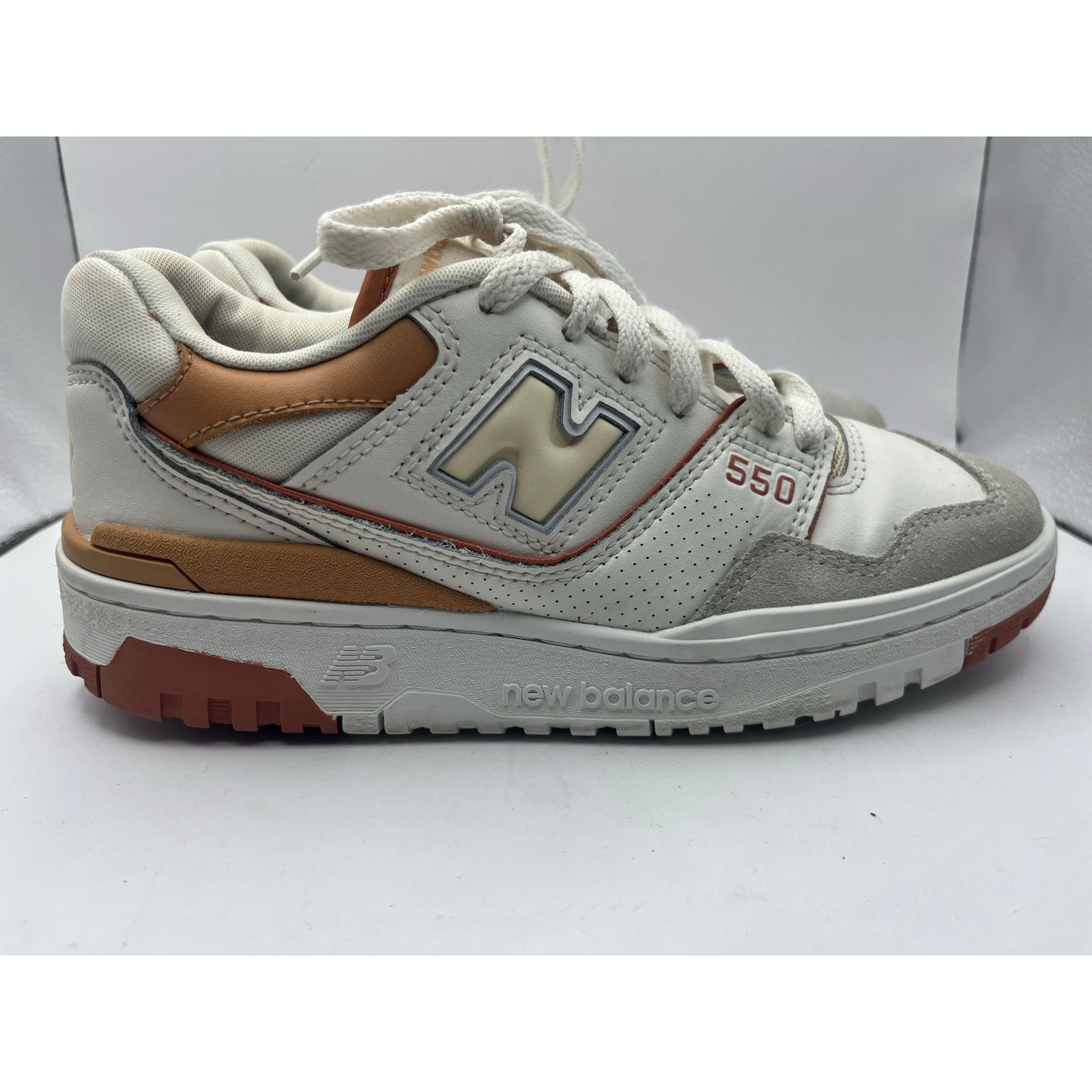 New Balance 550 Au Lait White Orange BBW550WA Sneakers