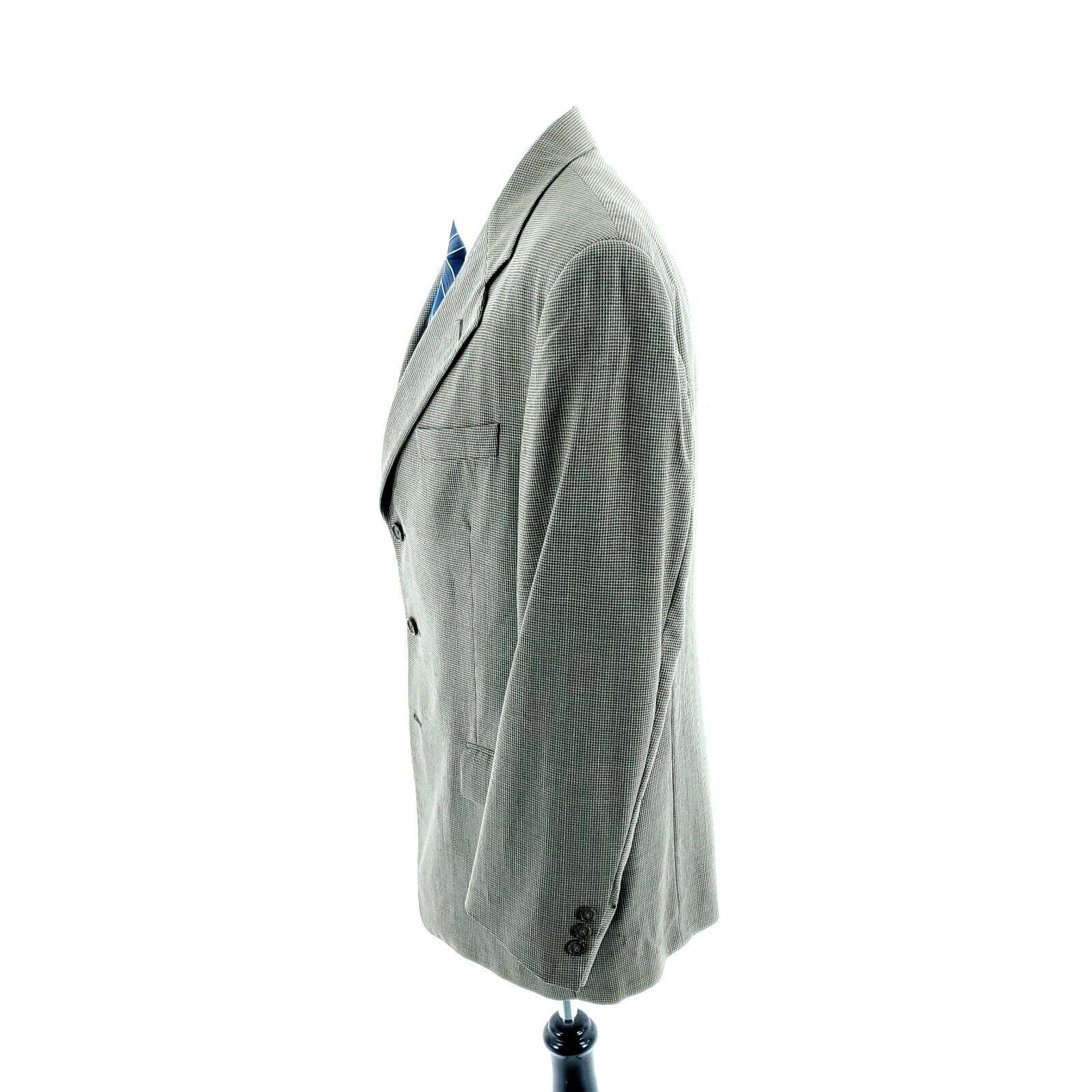 Givenchy Givenchy Monsieur Wool 3 Button Sport Coat 40R Green Tan Che Size 40R - 4 Thumbnail