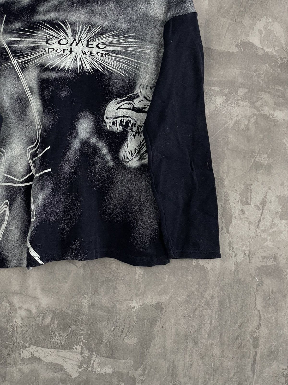 Japanese Brand × Vintage Y2K Glamour Avant Garde Graphic Dragon Long Sleeve Size US M / EU 48-50 / 2 - 6 Thumbnail