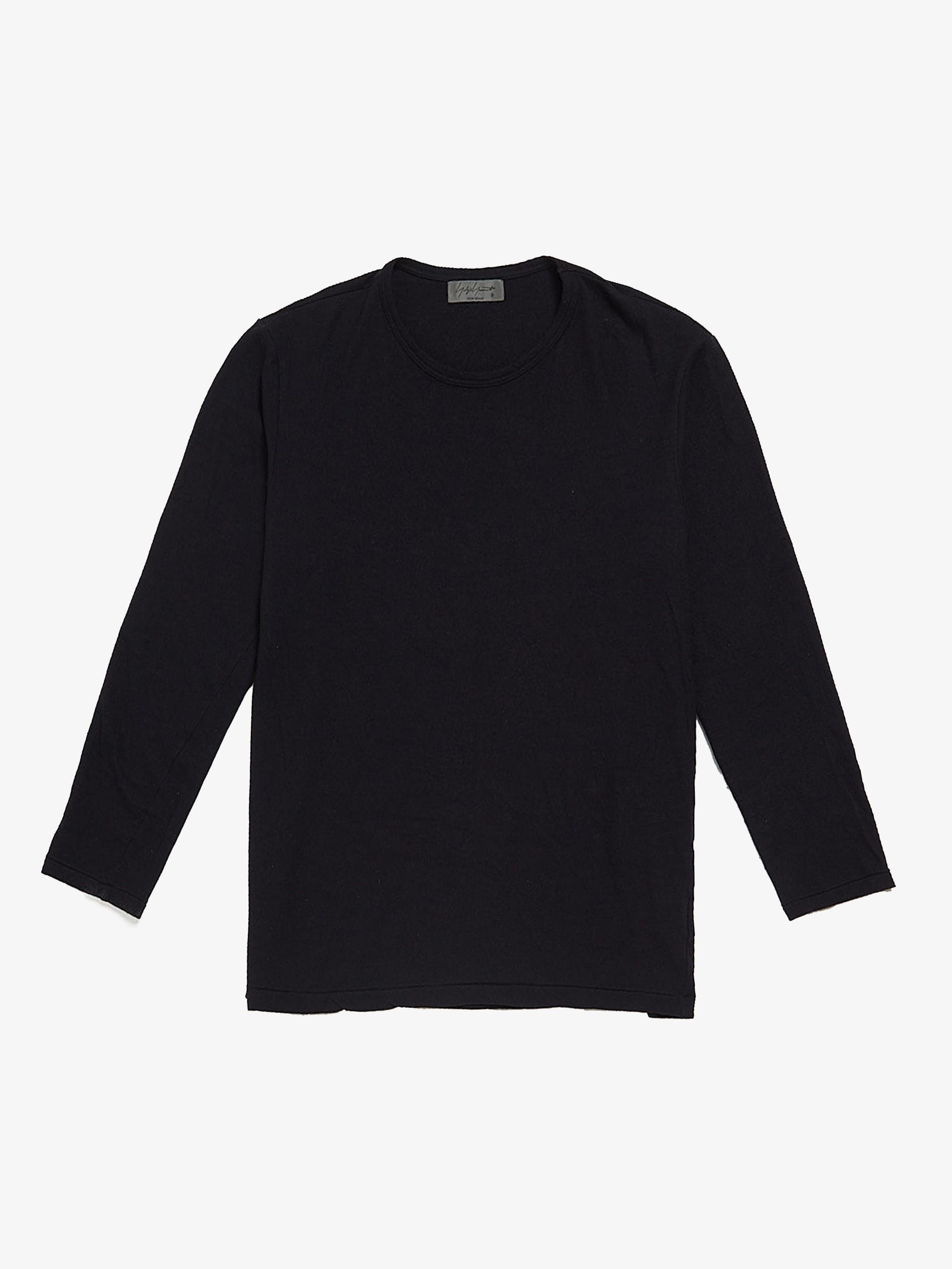 Yohji Yamamoto Navy Wool Longsleeve Size US M / EU 48-50 / 2 - 1 Thumbnail