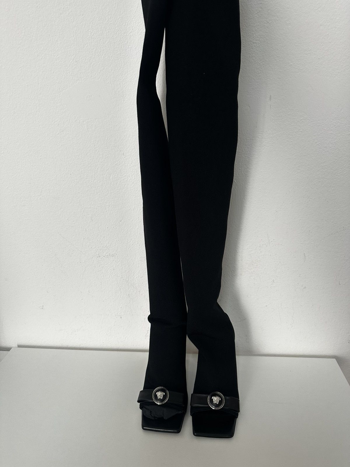 Versace Versace Gianni Ribbon Thigh-High Boots Size US 7 / IT 37 - 6 Thumbnail