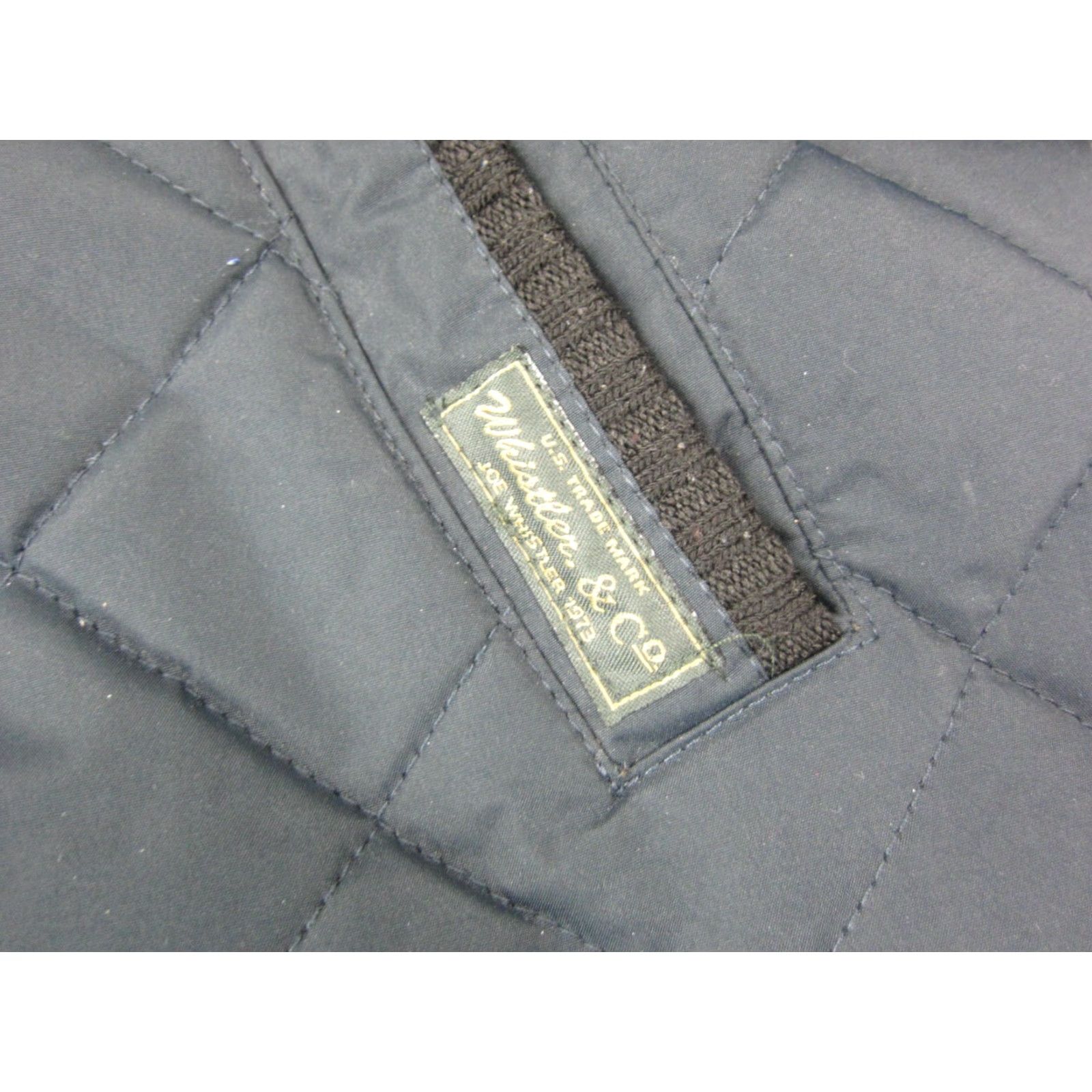 Whistles VINTAGE J. Whistler Jacket Bomber Jacket XL Blue Quilted Lined Zip Up Mens Big & Tall USA Logo 90s Size US XL / EU 56 / 4 - 4 Thumbnail
