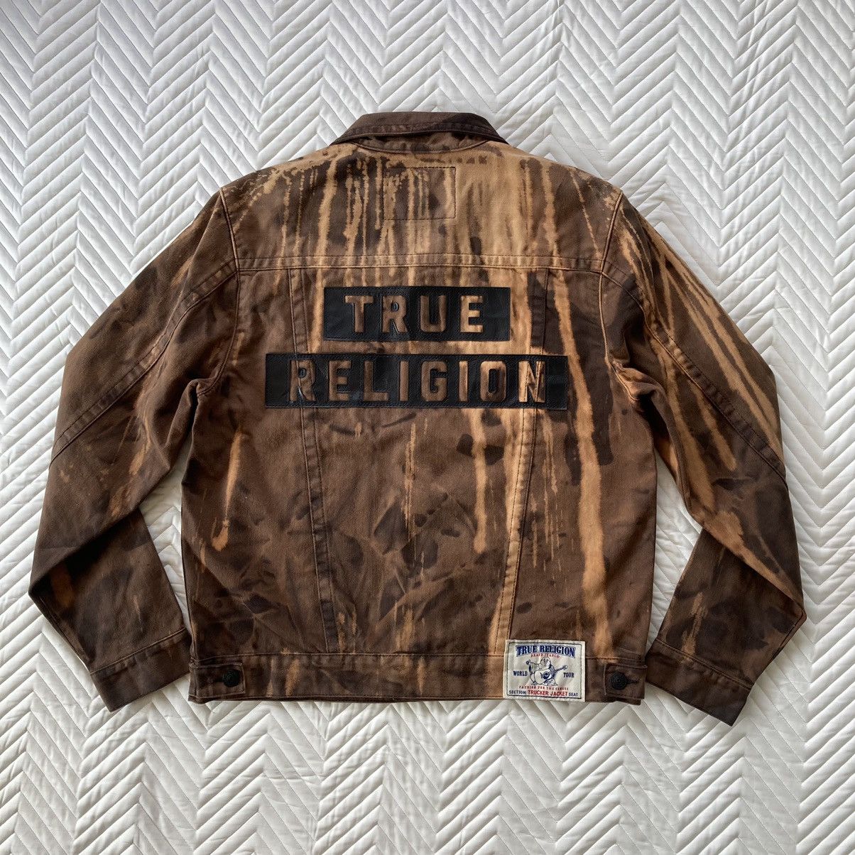 True Religion True Religion Denim Trucker Jacket Size US XL / EU 56 / 4 - 2 Thumbnail
