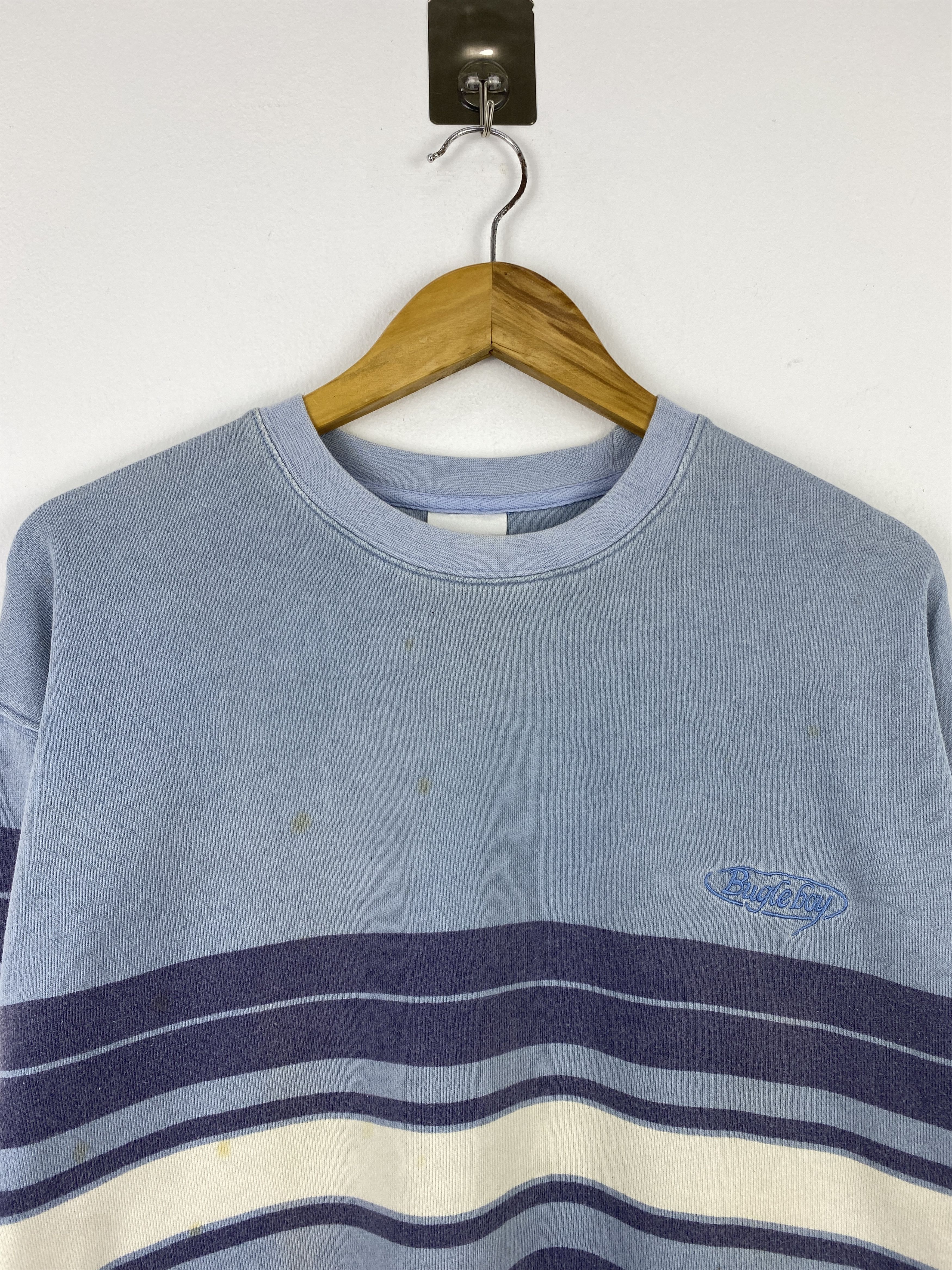 Bugle Boy Vintage 90s Bugle Boy California Striped Sweatshirt BP0062 Size US XXL / EU 58 / 5 - 2 Thumbnail