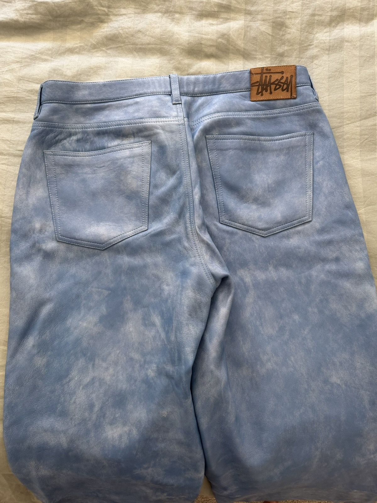 Stussy Stussy Big Ol’ Leather Pants Size US 34 / EU 50 - 2 Thumbnail
