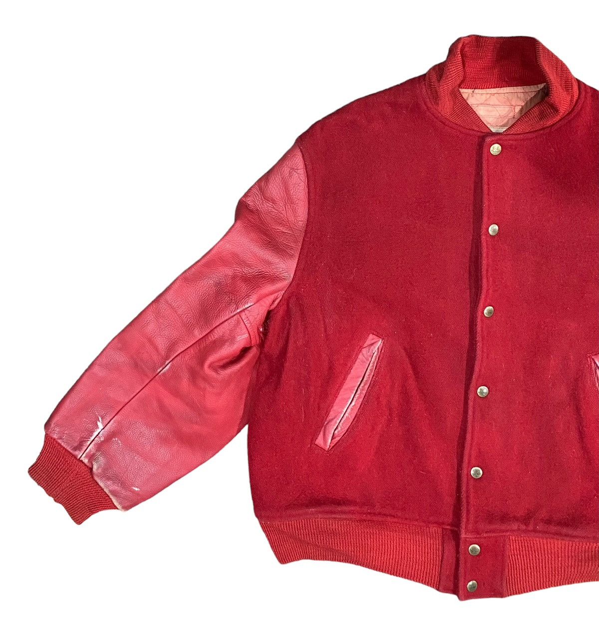 Karl Helmut Rare KARL HELMUT Varsity Leather Jacket Size US L / EU 52-54 / 3 - 6 Thumbnail