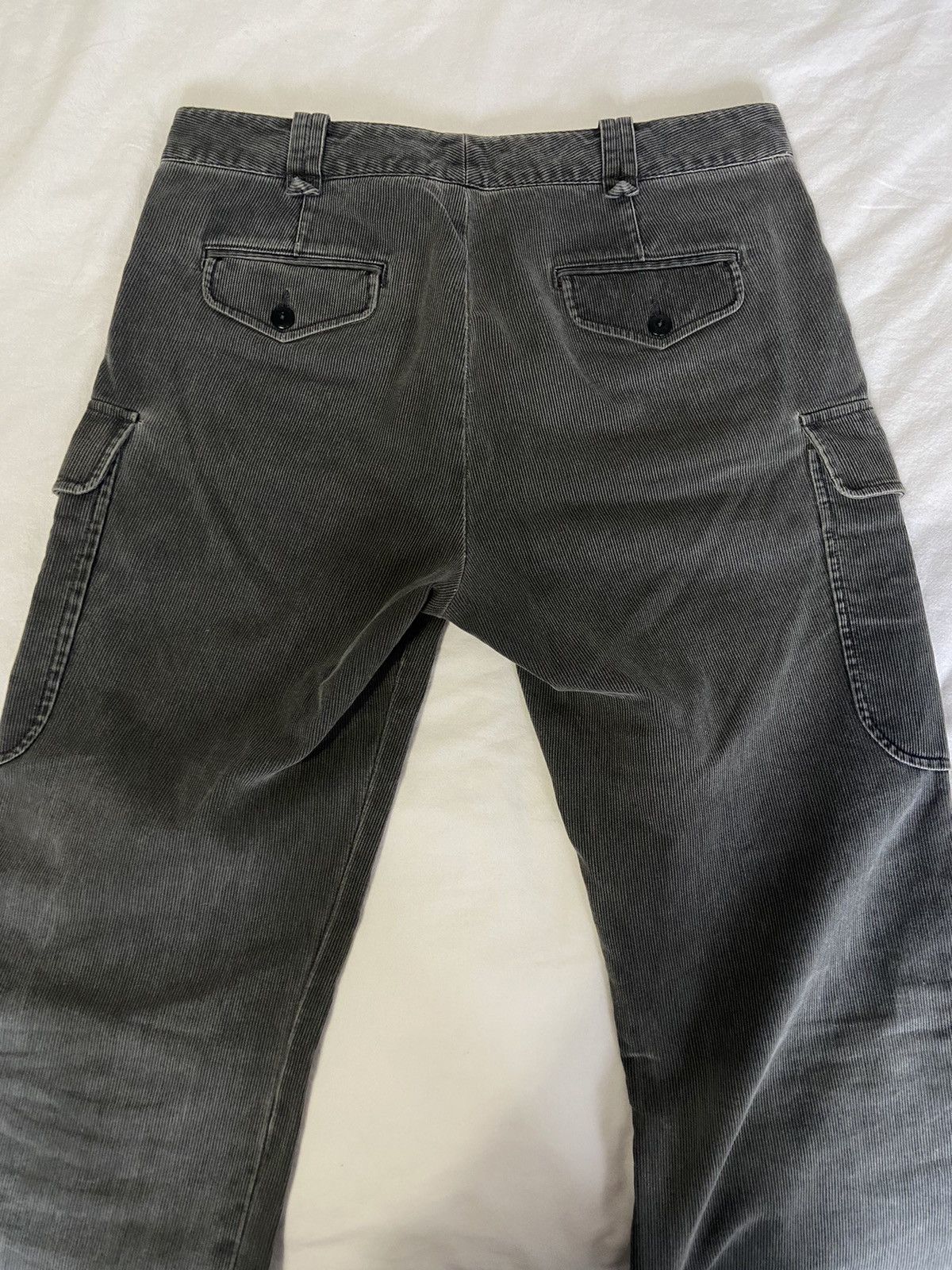 Balenciaga × Vintage STEAL🔥Vintage Balenciaga Grey Corduory Cargo Pants Size US 30 / EU 46 - 5 Thumbnail