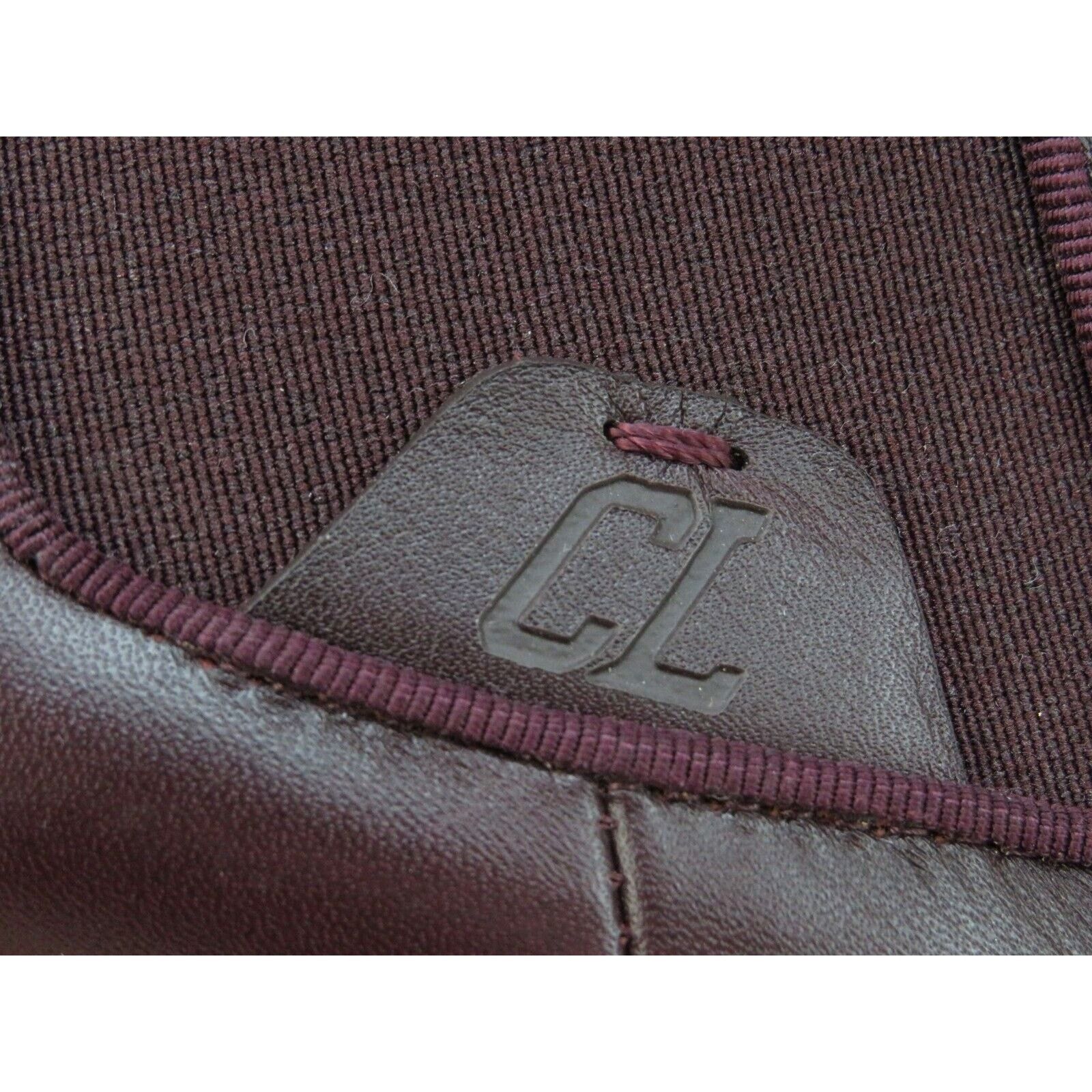 Christian Louboutin LOUBOUTIN TURELASTIC BURGUNDY LEATHER HEEL ANKLE BOOTS 40 Size US 10 / IT 40 - 7 Thumbnail