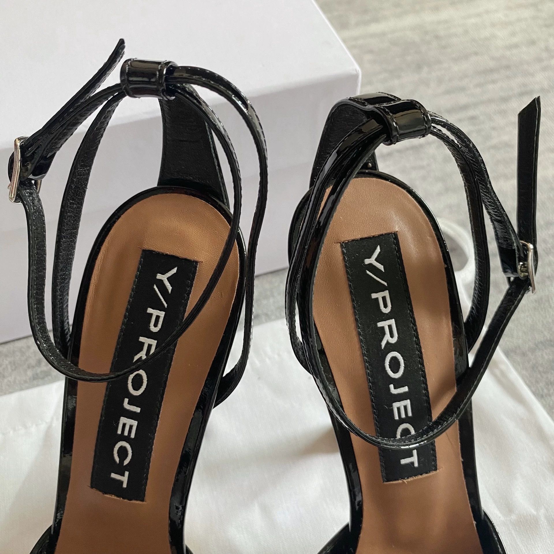 Y/Project Y/Project Heart-Strap Split-Toe High Heels Size US 5.5 / IT 35.5 - 5 Thumbnail