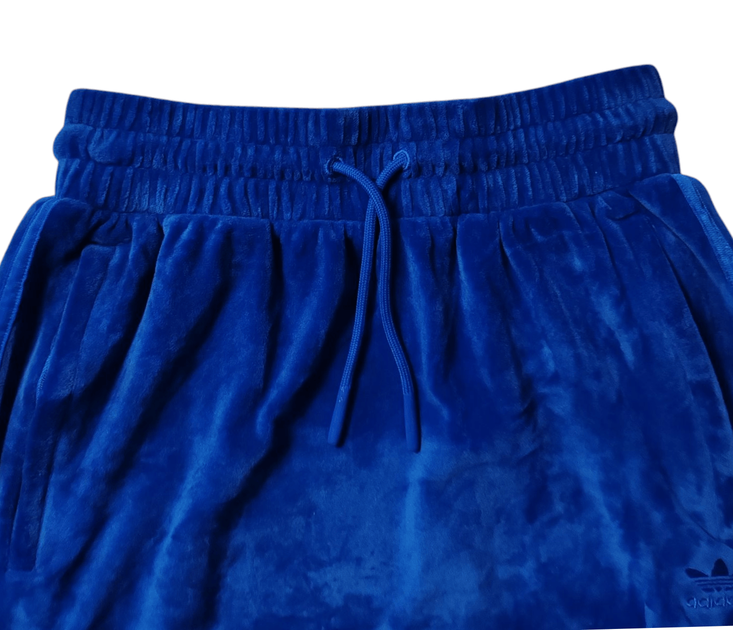 Adidas × Jeremy Scott Jeremy Scott Adidas JS Velour Blue Mini Skirt UK 8 Japan L Size 27" / US 4 / IT 40 - 3 Thumbnail